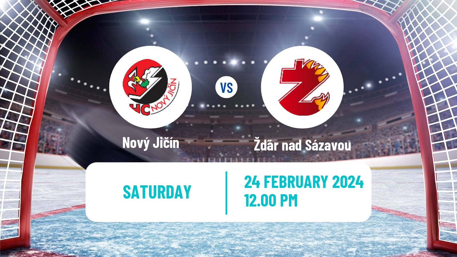 Hockey Czech 2 Liga Hockey East Nový Jičín - Žďár nad Sázavou