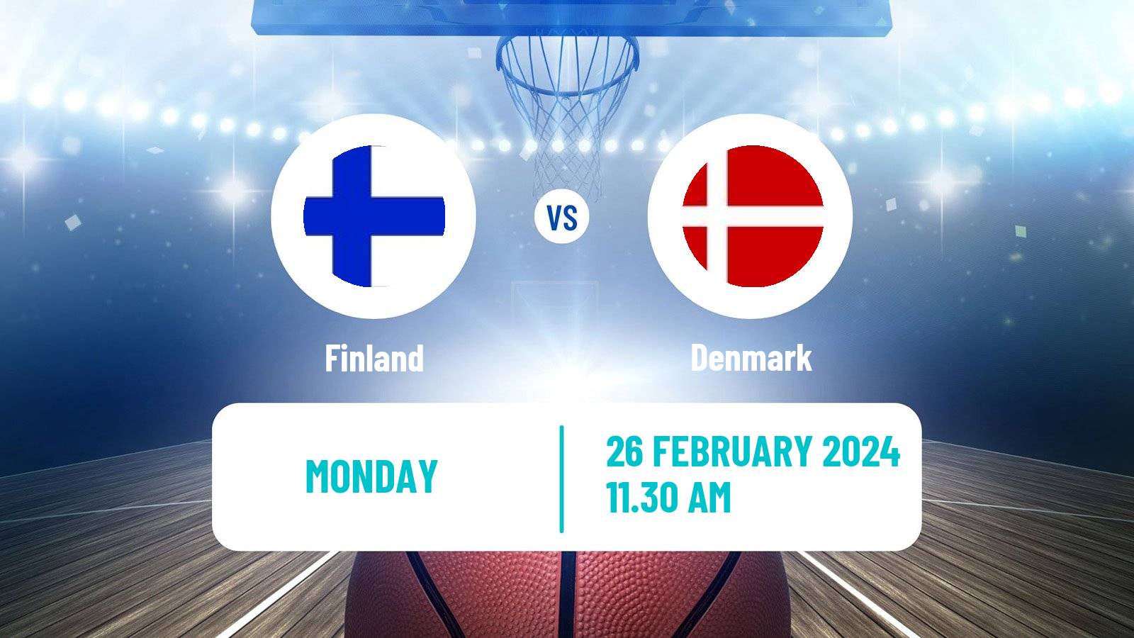 Basketball EuroBasket Finland - Denmark