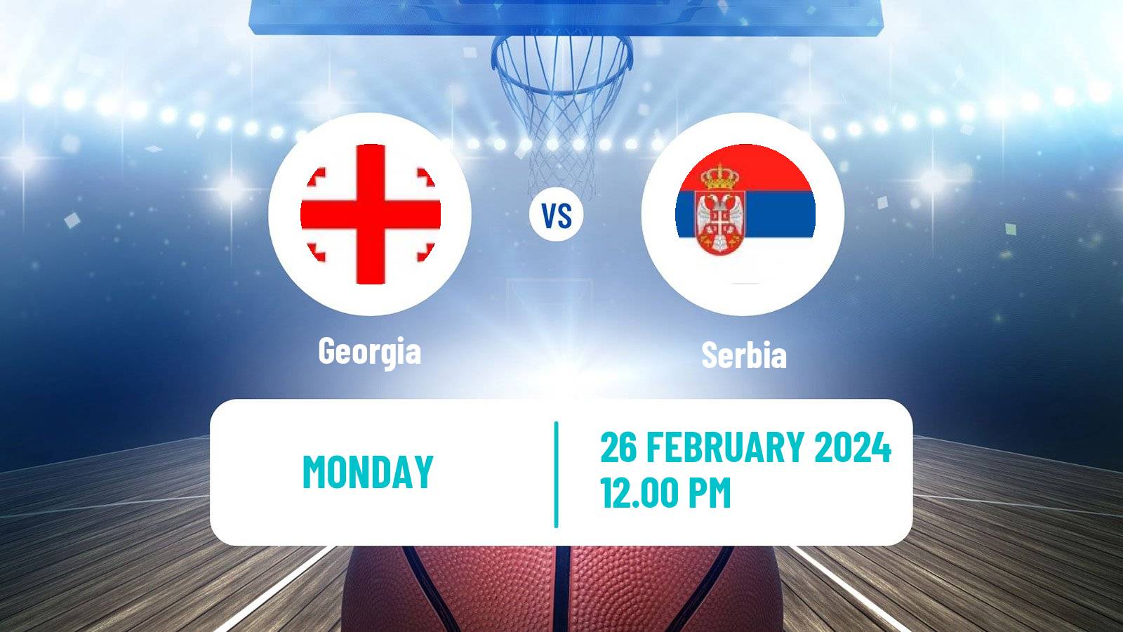 Basketball EuroBasket Georgia - Serbia