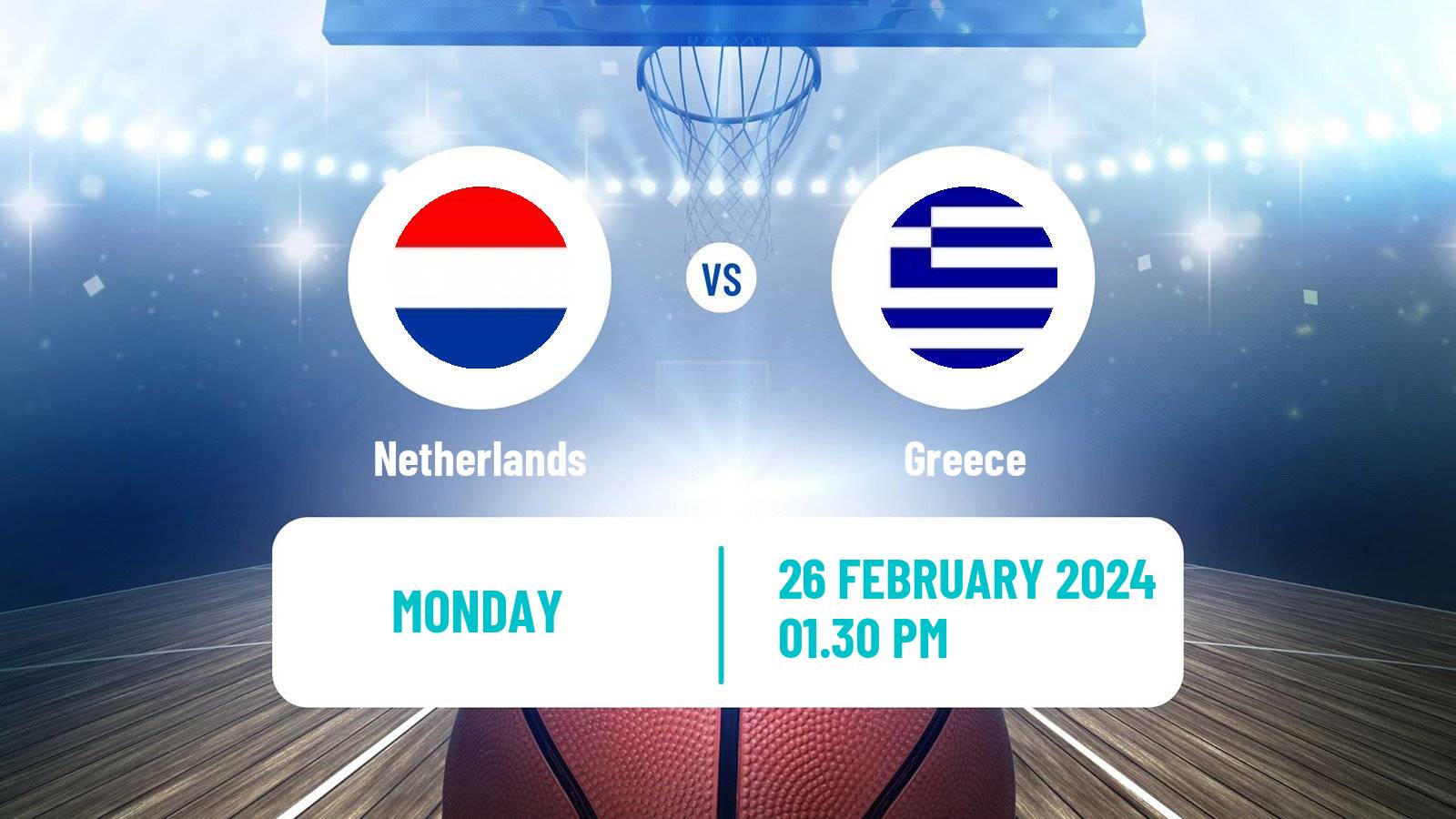 Basketball EuroBasket Netherlands - Greece