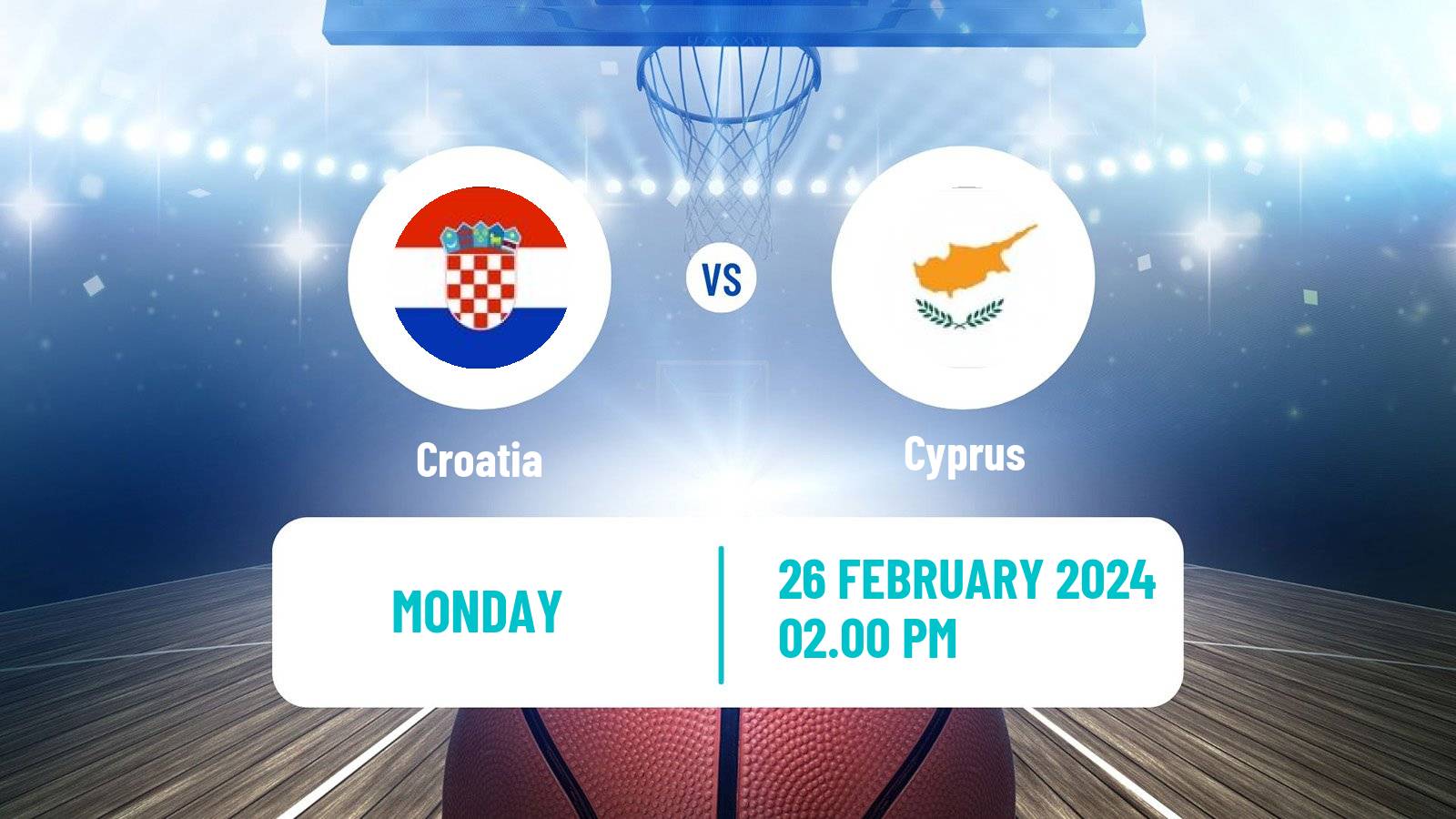 Basketball EuroBasket Croatia - Cyprus