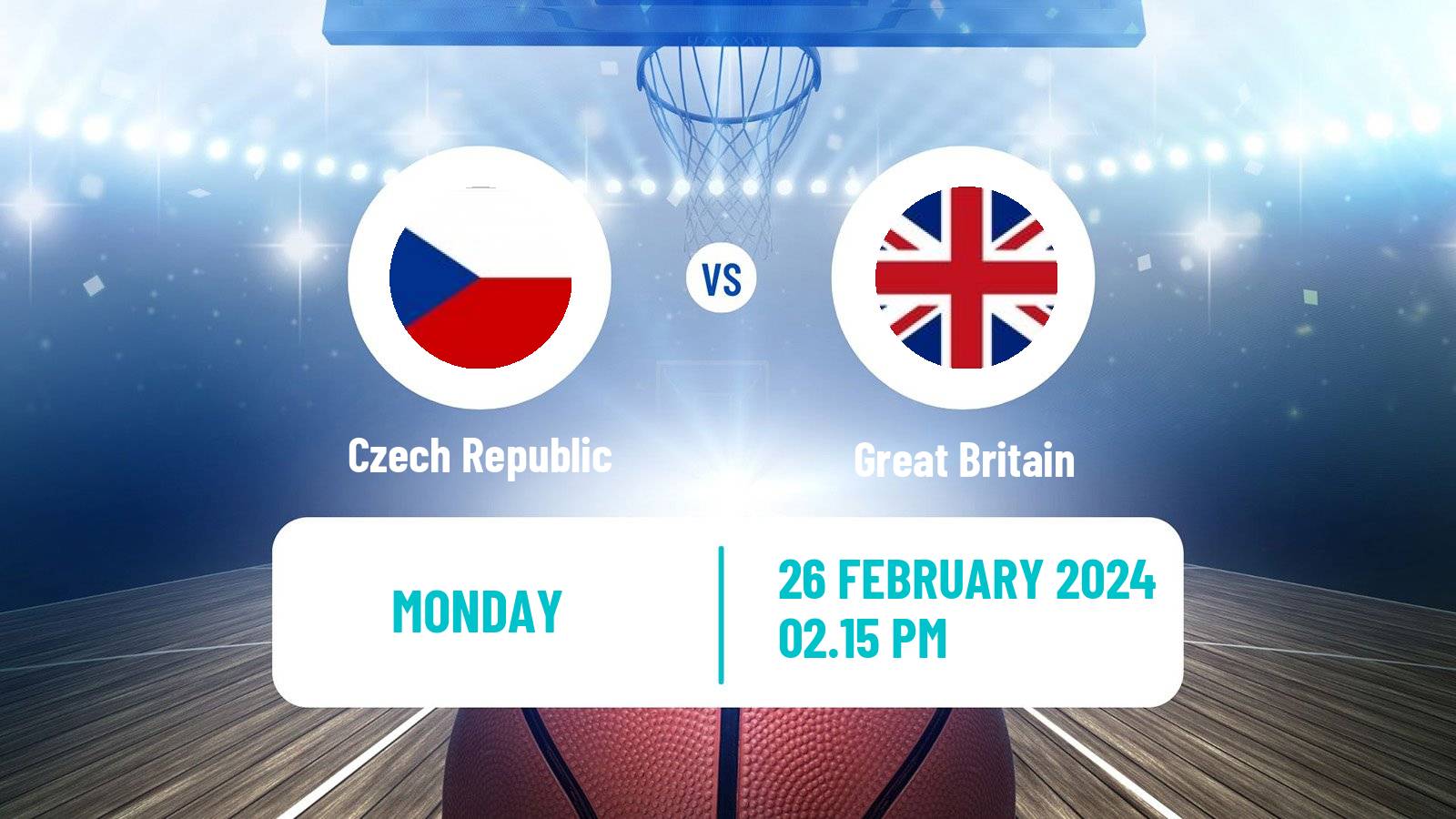Basketball EuroBasket Czech Republic - Great Britain