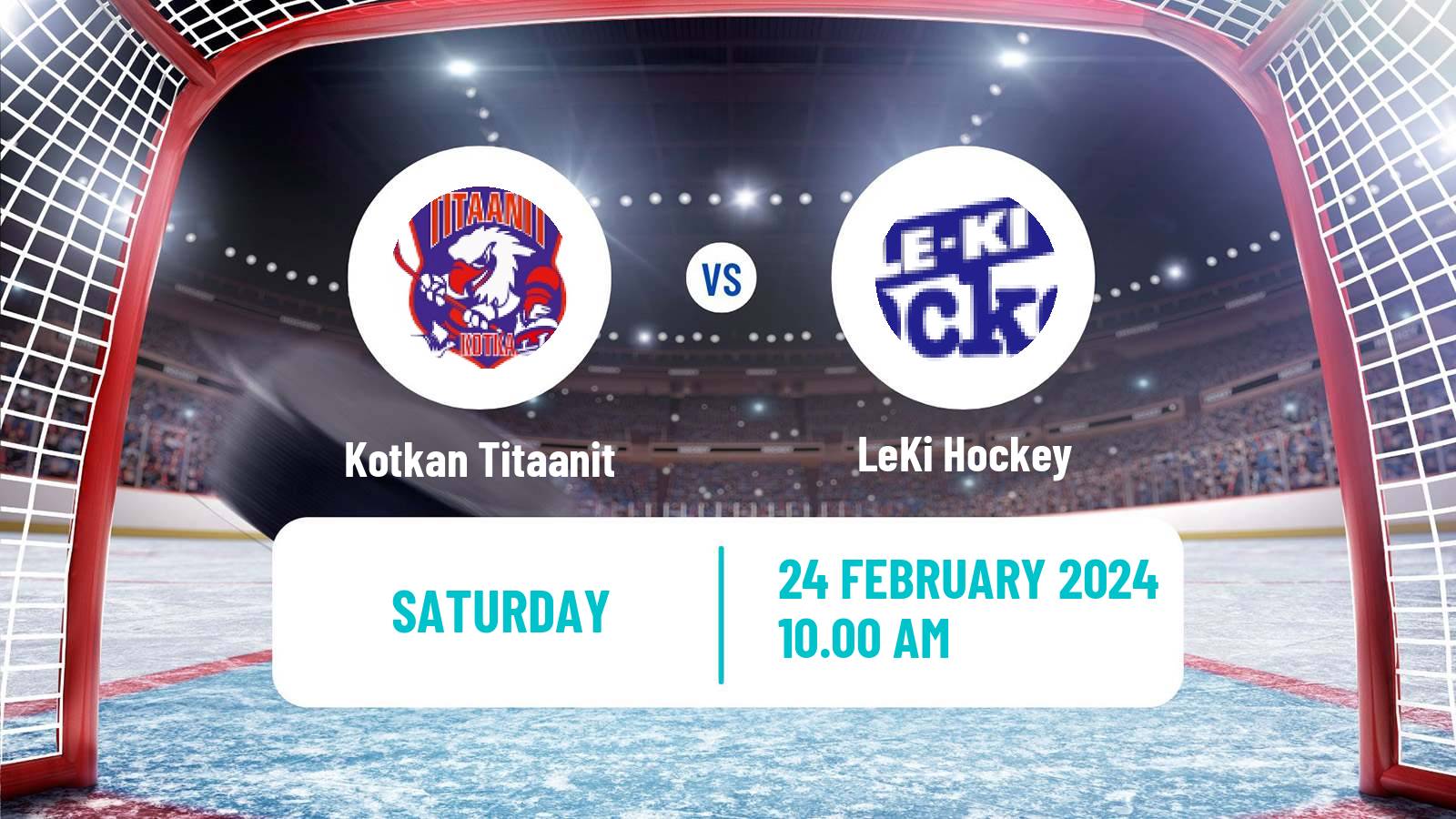 Hockey Finnish Suomi-sarja Kotkan Titaanit - LeKi