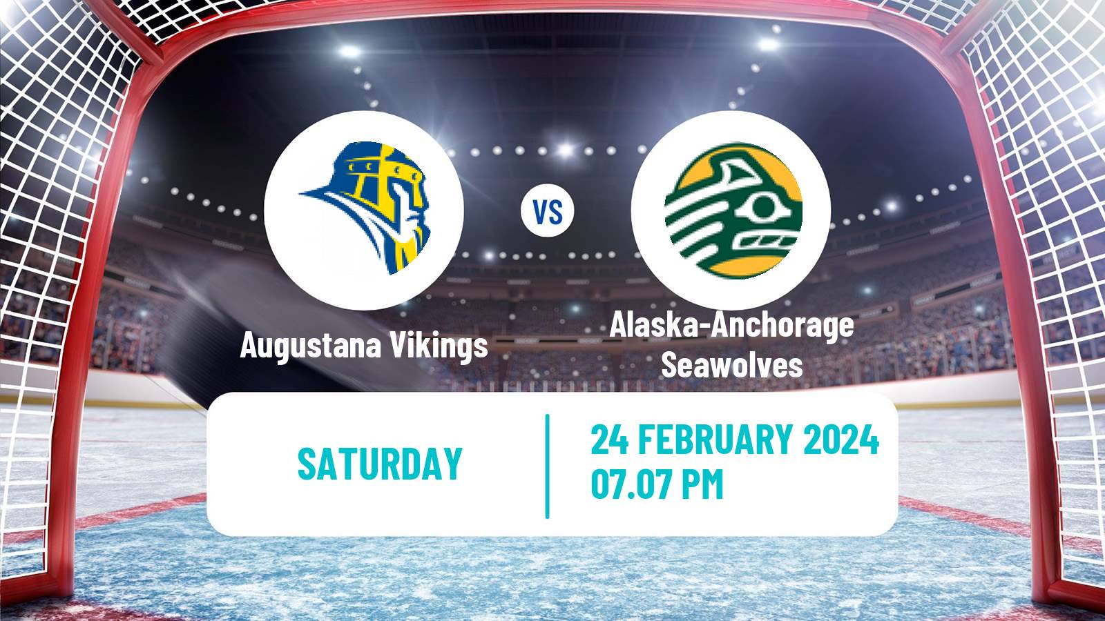 Hockey NCAA Hockey Augustana Vikings - Alaska-Anchorage Seawolves