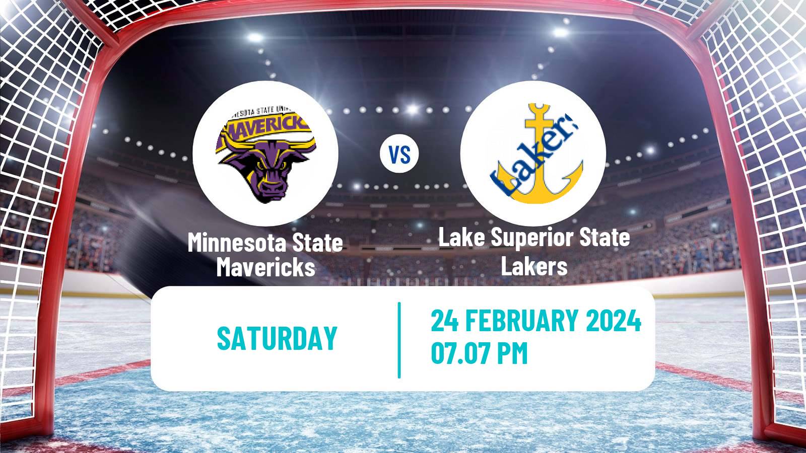 Hockey NCAA Hockey Minnesota State Mavericks - Lake Superior State Lakers