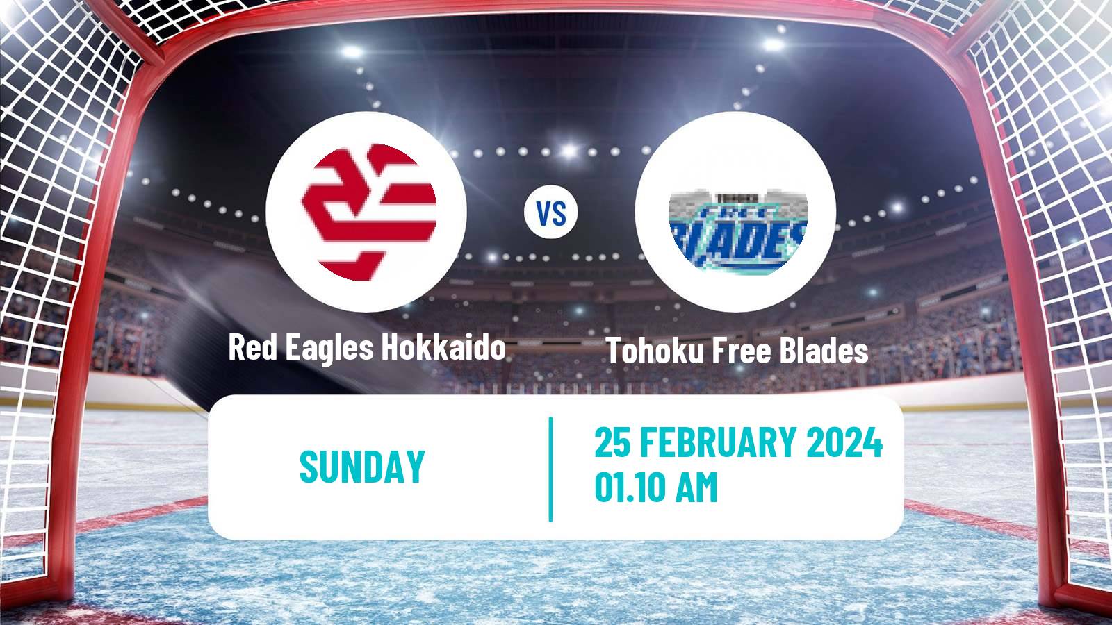Hockey Asia League Ice Hockey Red Eagles Hokkaido - Tohoku Free Blades