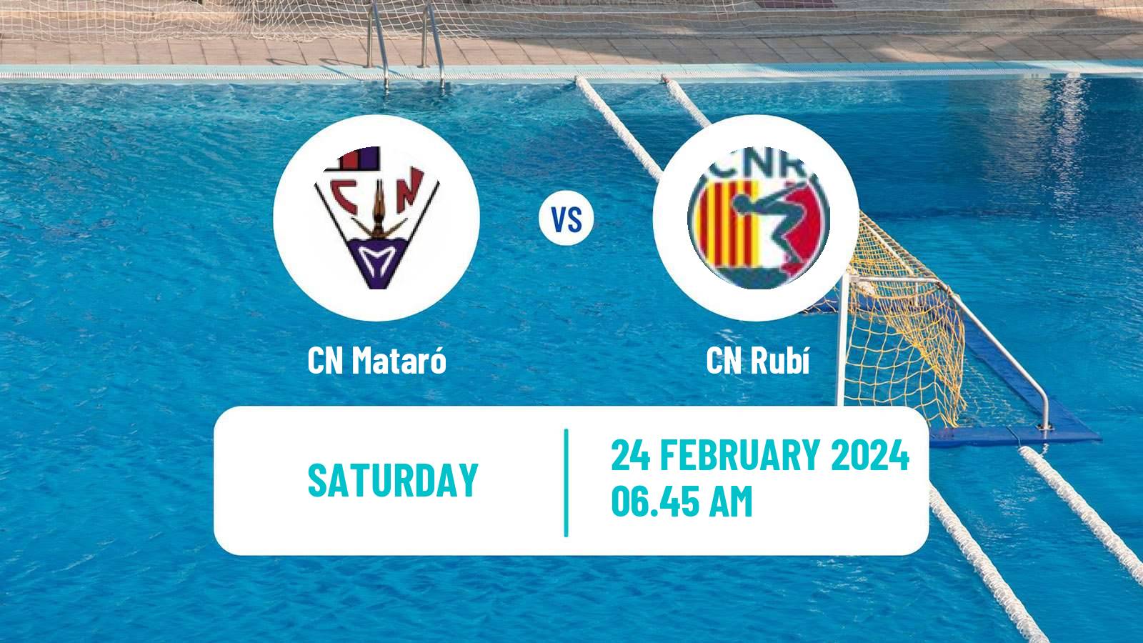 Water polo Spanish Liga Premaat Mataró - Rubí