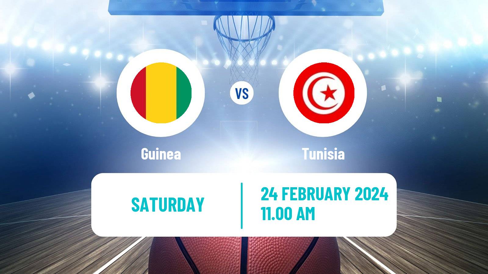 Basketball African Championship Basketball Guinea - Tunisia