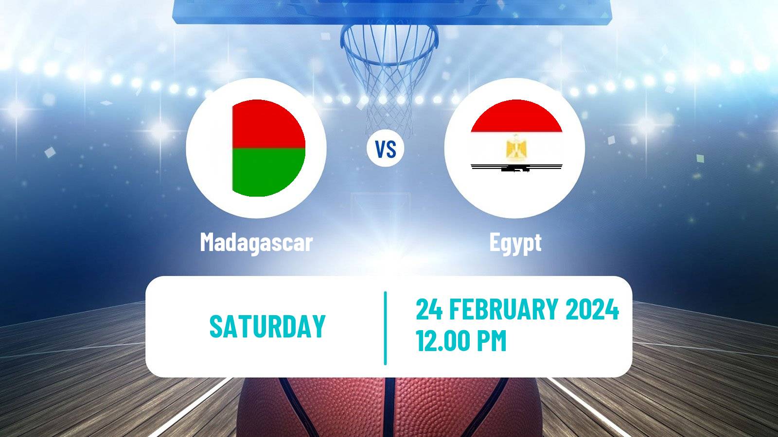 Basketball African Championship Basketball Madagascar - Egypt