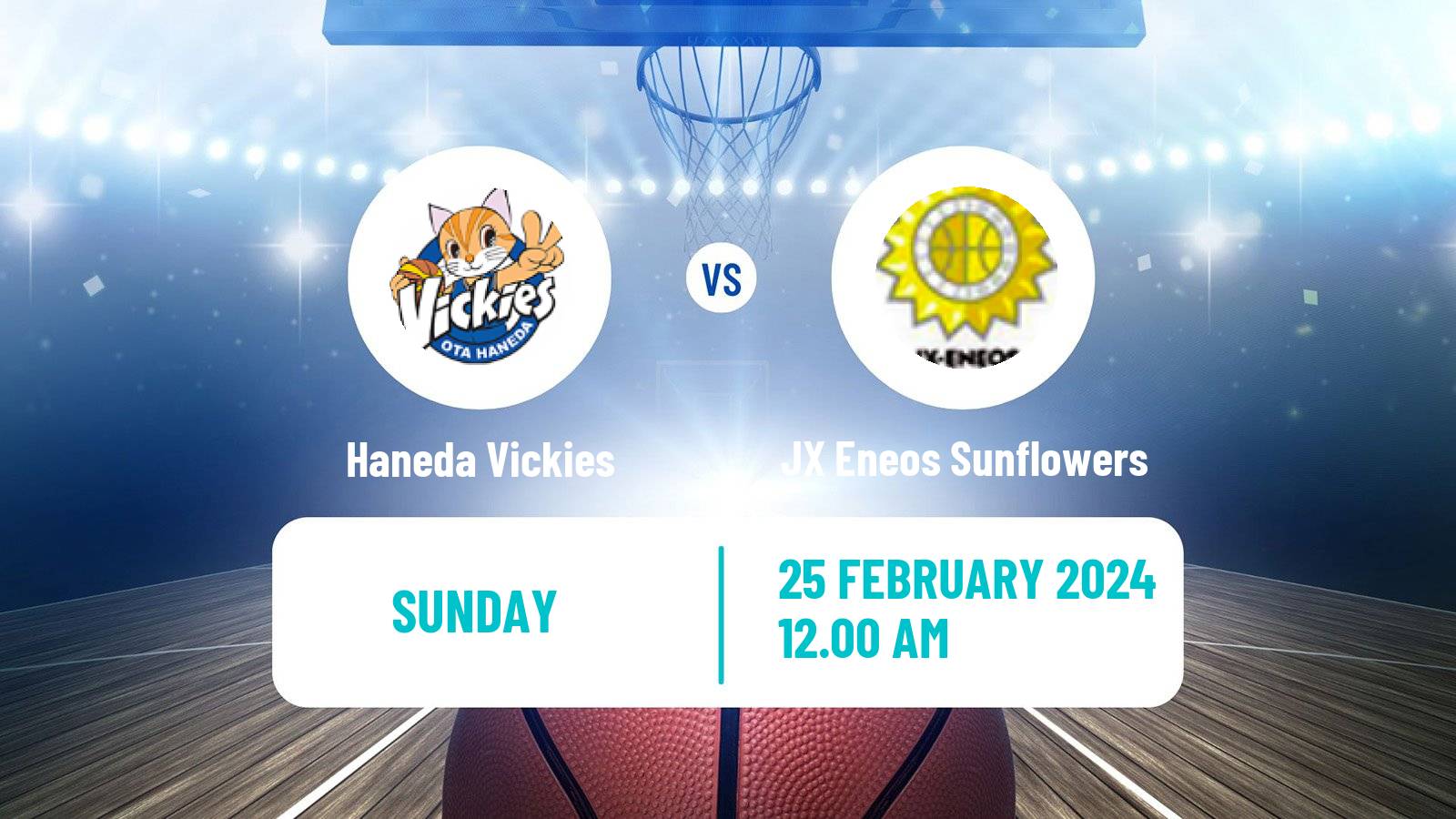 Basketball Japan W League Basketball Haneda Vickies - JX Eneos Sunflowers