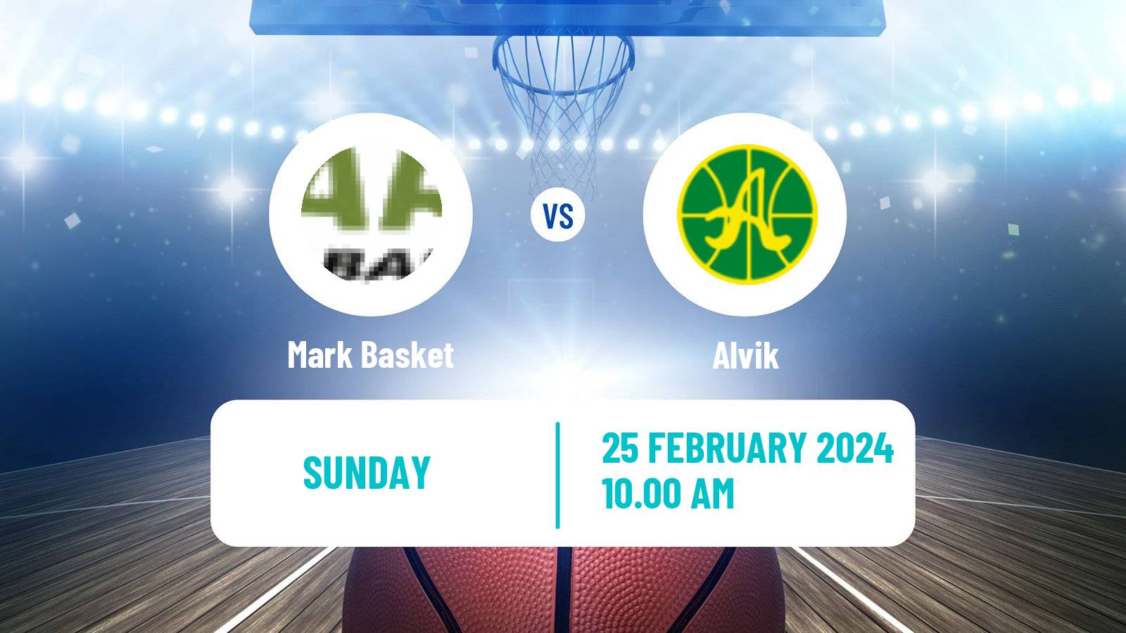Basketball Swedish Basketligan Women Mark Basket - Alvik