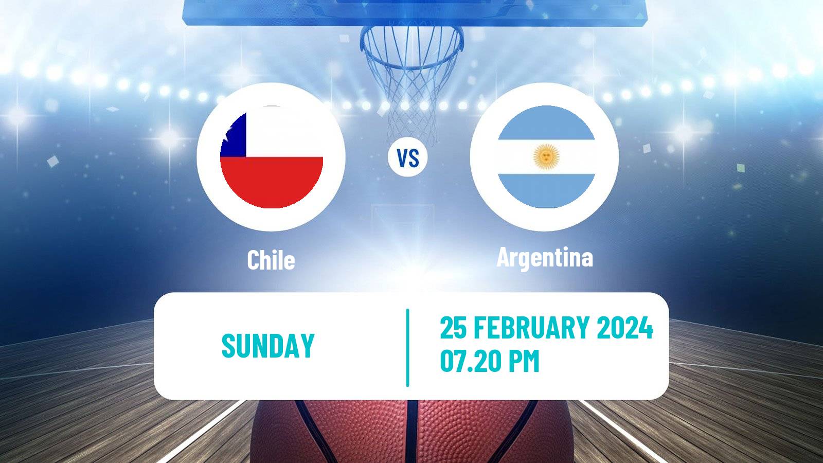Basketball AmeriCup Basketball Chile - Argentina