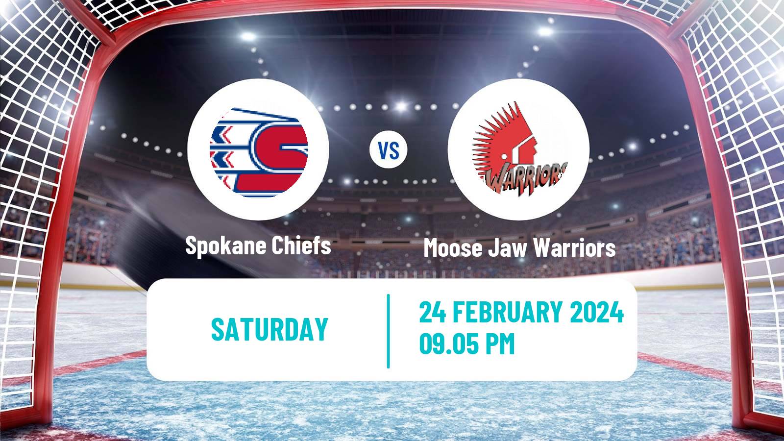 Hockey WHL Spokane Chiefs - Moose Jaw Warriors