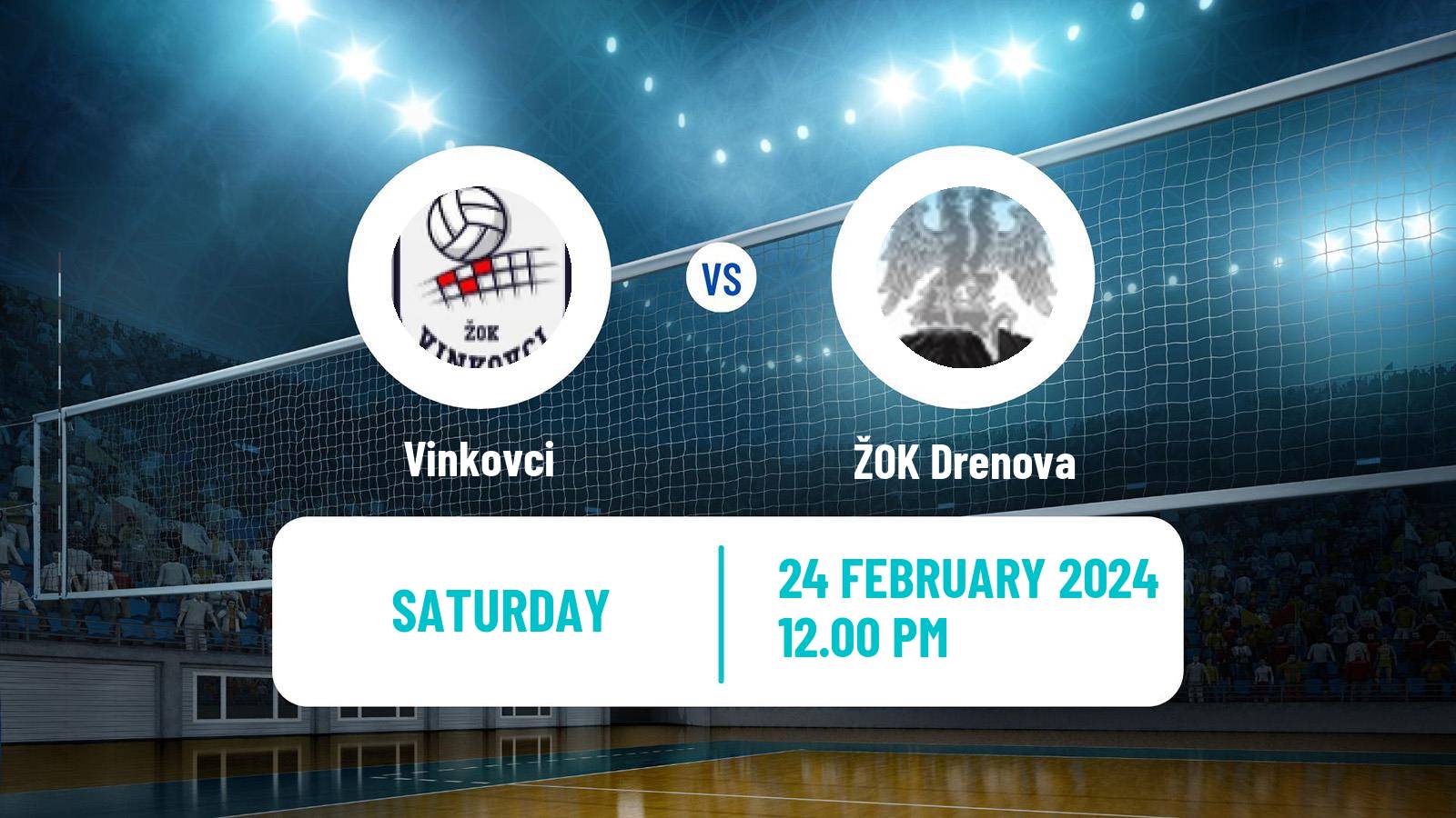 Volleyball Croatian Prva Liga Volleyball Women Vinkovci - Drenova