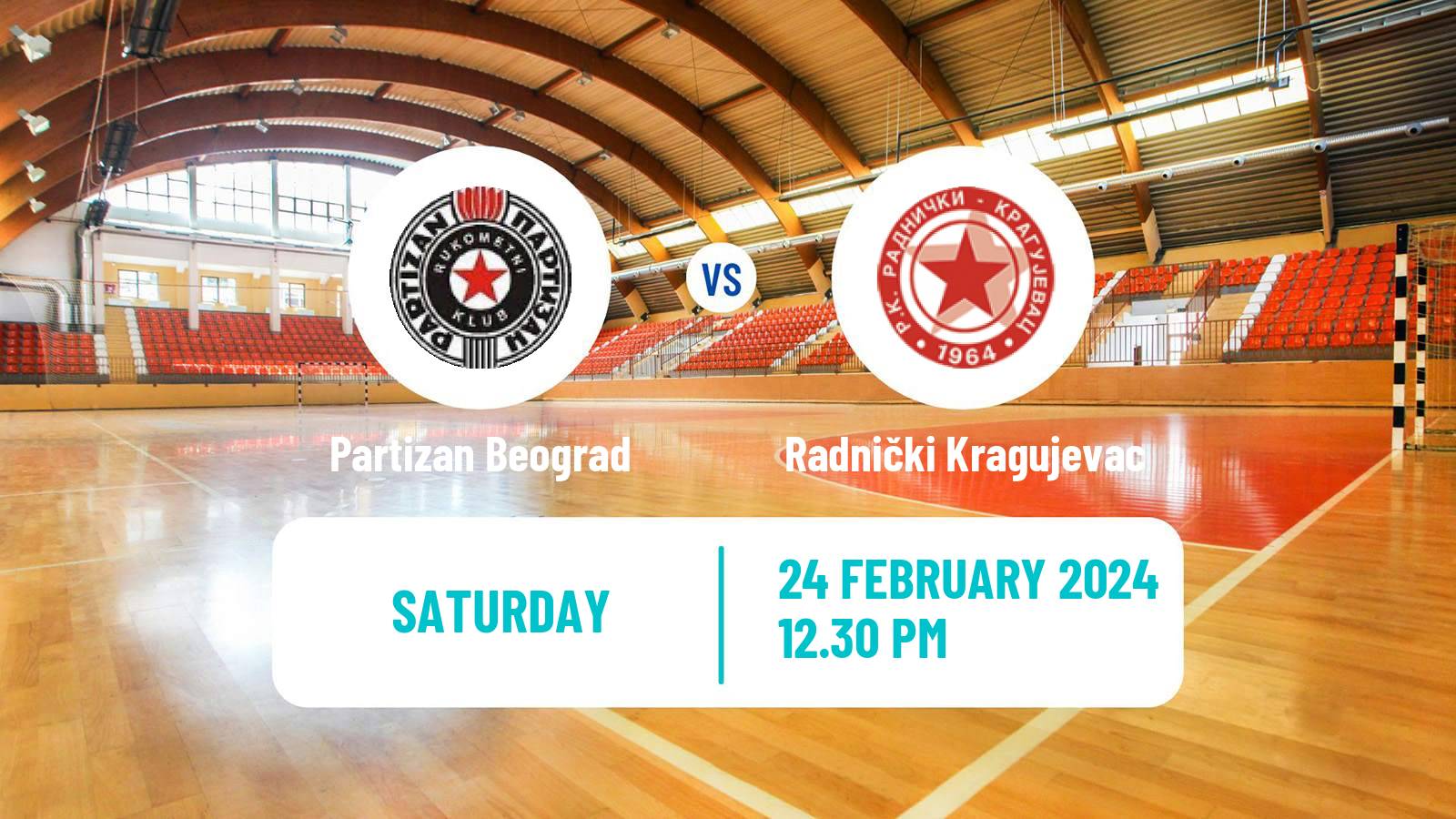 Handball Serbian Superliga Handball Partizan Beograd - Radnički Kragujevac