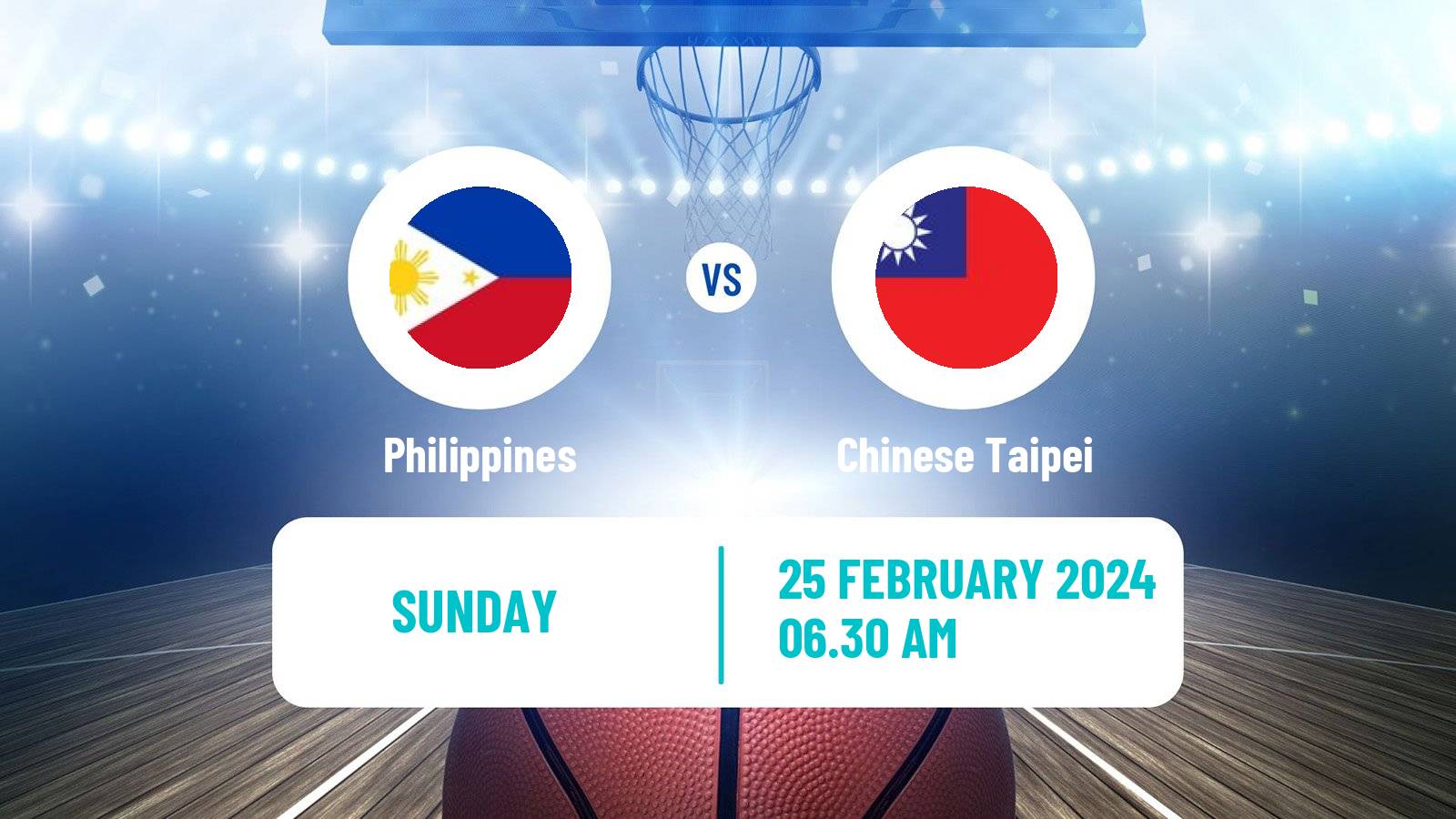 Basketball Asia Cup Basketball Philippines - Chinese Taipei