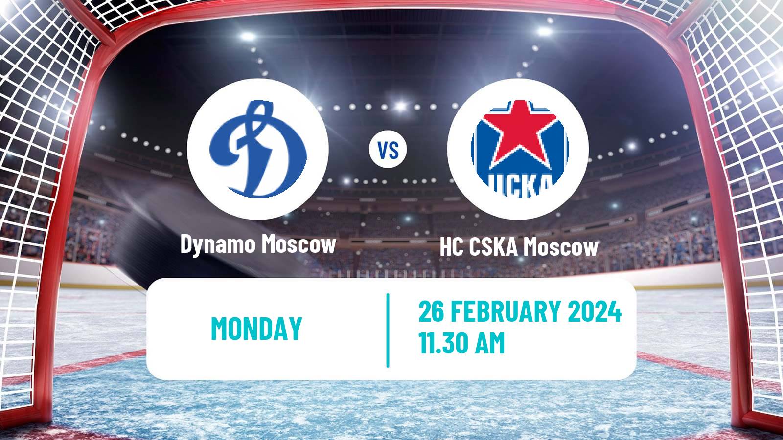 Hockey KHL Dynamo Moscow - HC CSKA Moscow