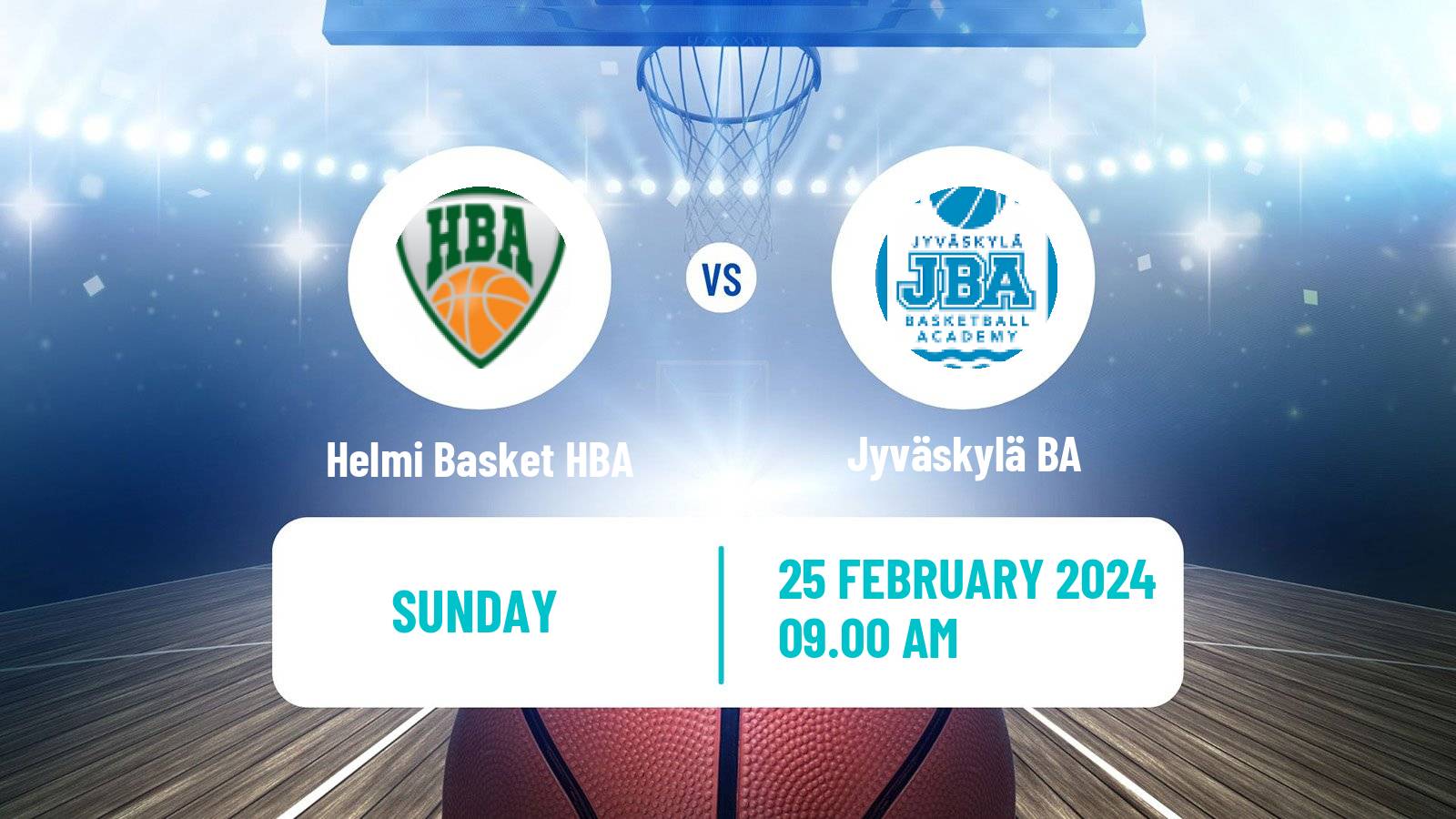 Basketball Finnish I Divisioona Basketball Women Helmi Basket HBA - Jyväskylä BA