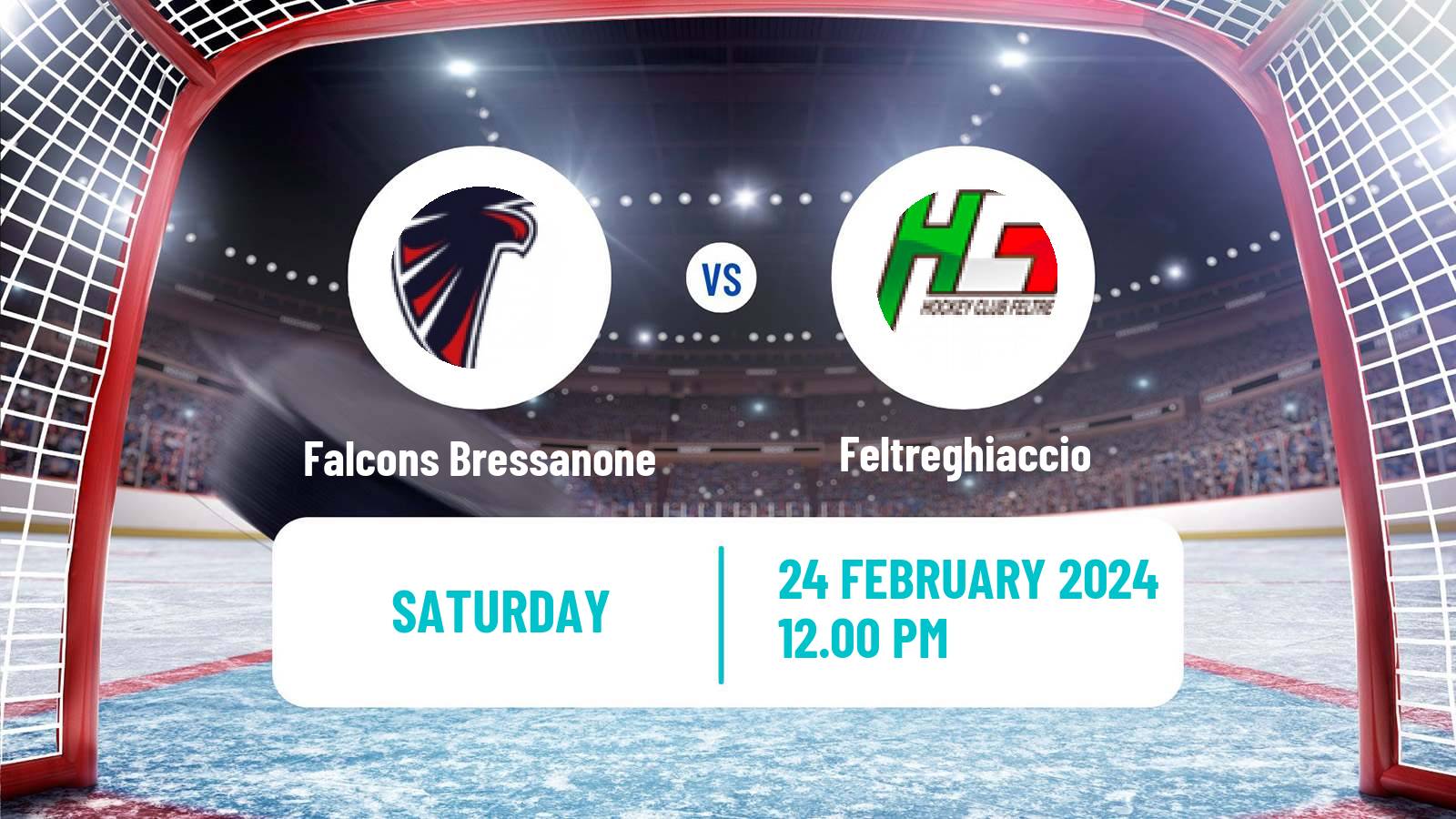 Hockey Italian IHL Falcons Bressanone - Feltreghiaccio