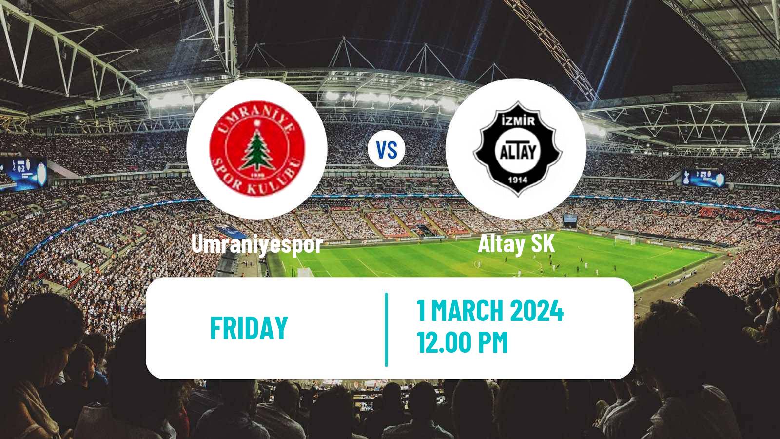 Soccer Turkish First League Umraniyespor - Altay
