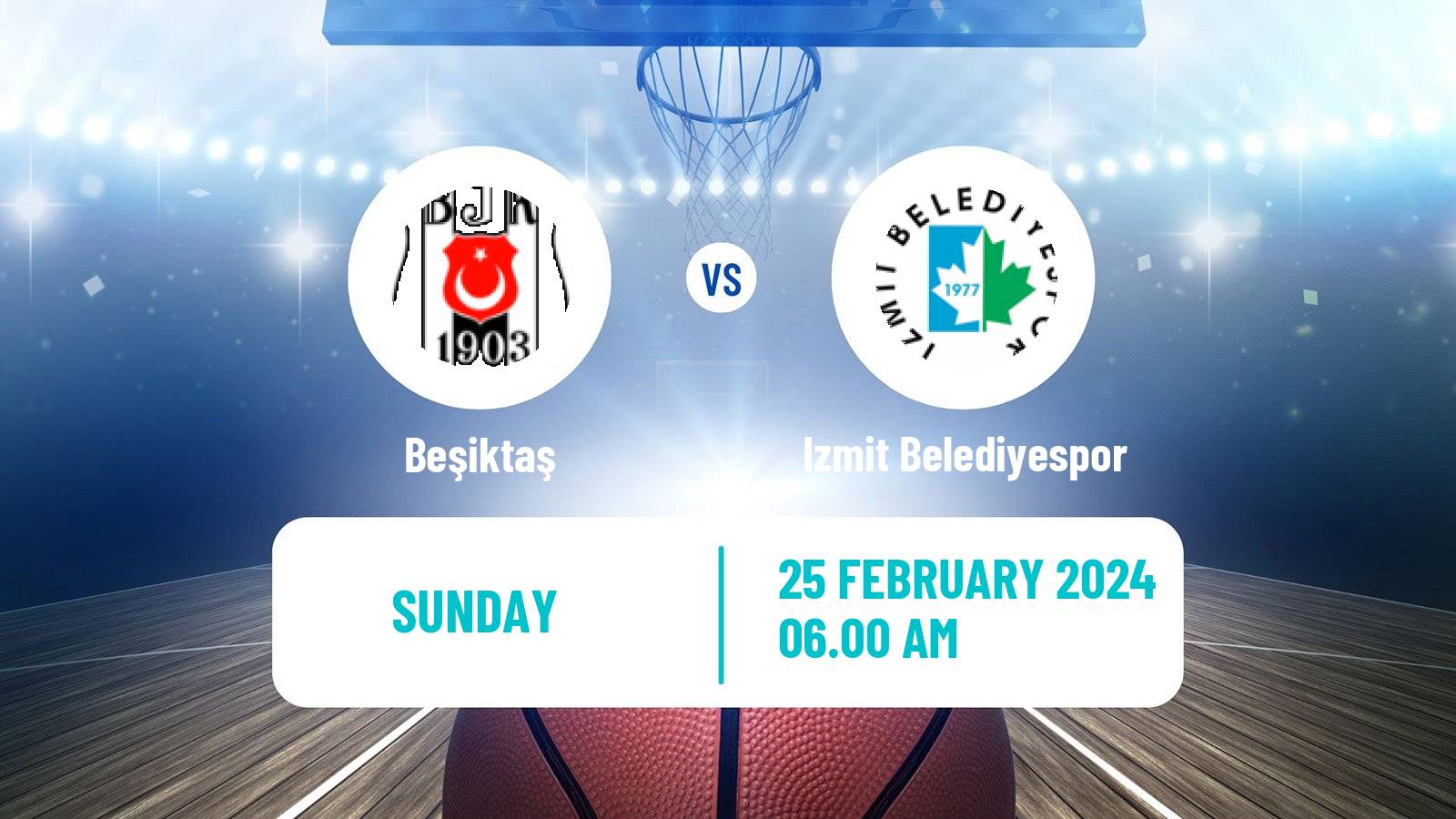 Basketball Turkish Basketball League Women Beşiktaş - Izmit Belediyespor