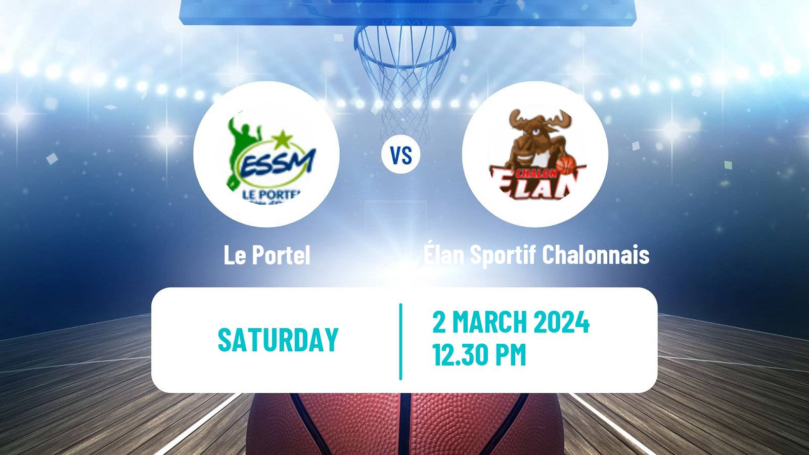 Basketball French LNB Le Portel - Élan Sportif Chalonnais