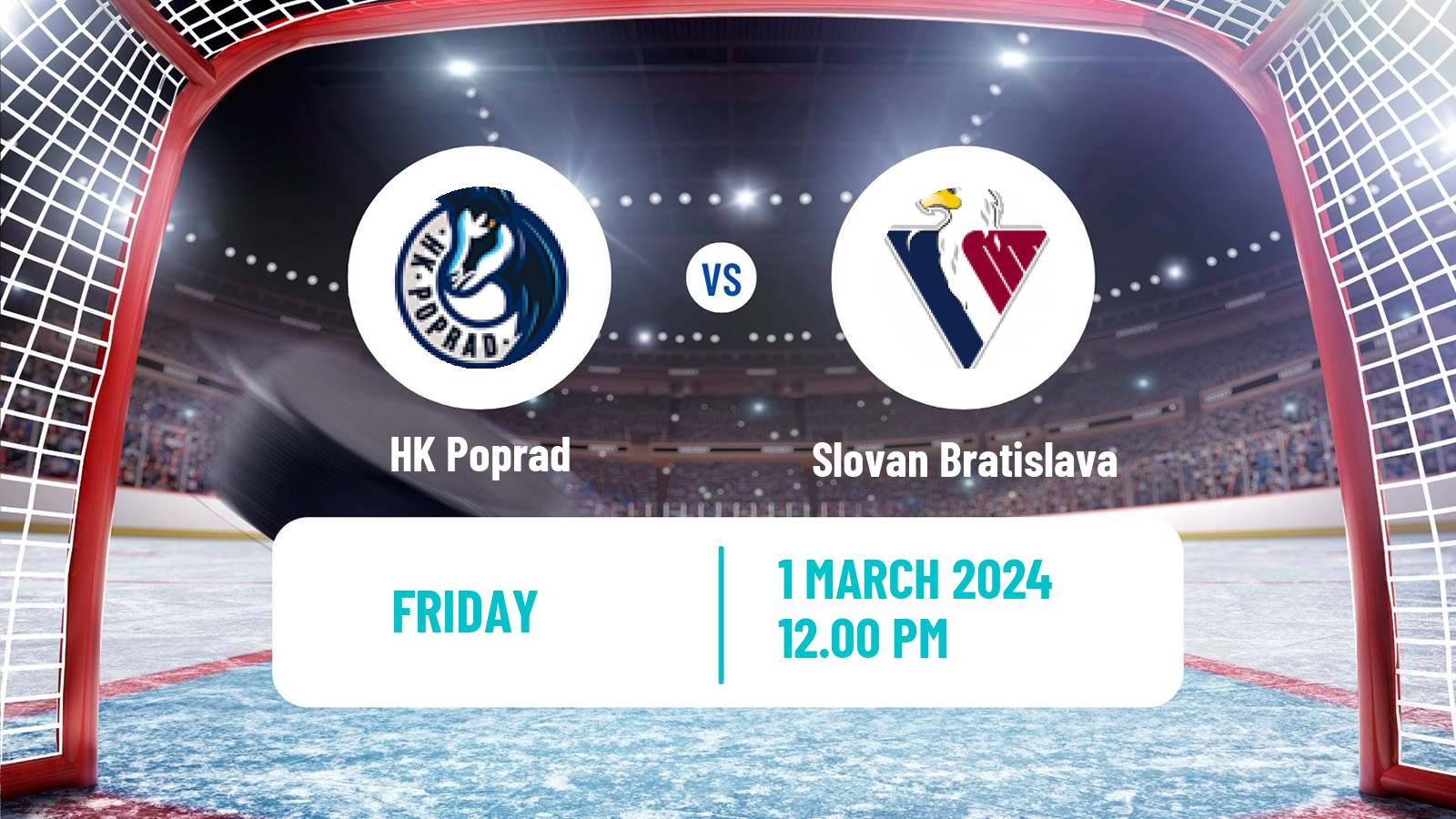Hockey Slovak Extraliga Poprad - Slovan Bratislava
