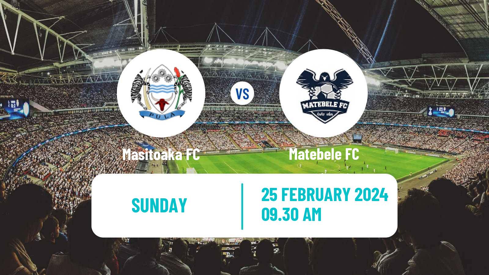 Soccer Botswana Premier League Masitoaka - Matebele