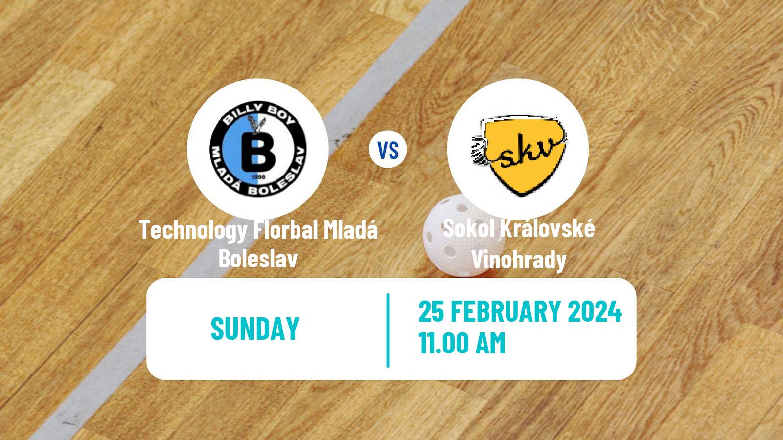 Floorball Czech Superliga Floorball Technology Florbal Mladá Boleslav - Sokol Královské Vinohrady