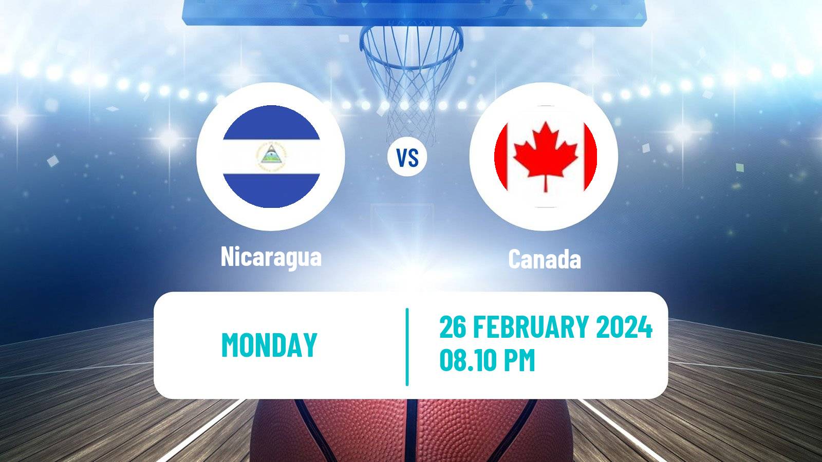 Basketball AmeriCup Basketball Nicaragua - Canada