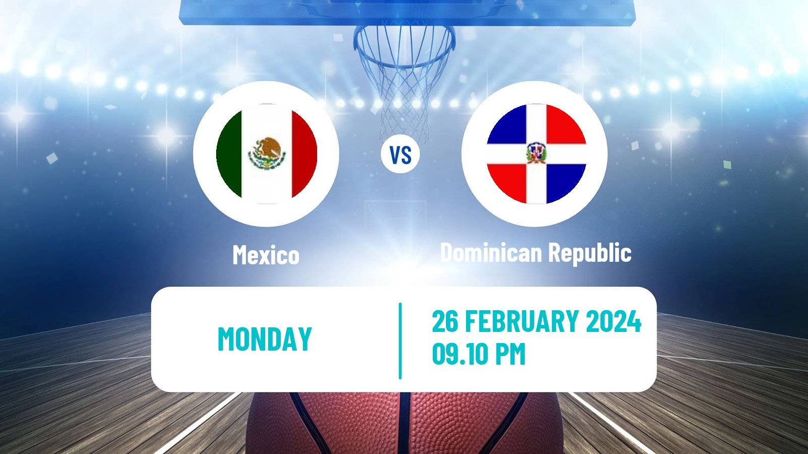 Basketball AmeriCup Basketball Mexico - Dominican Republic