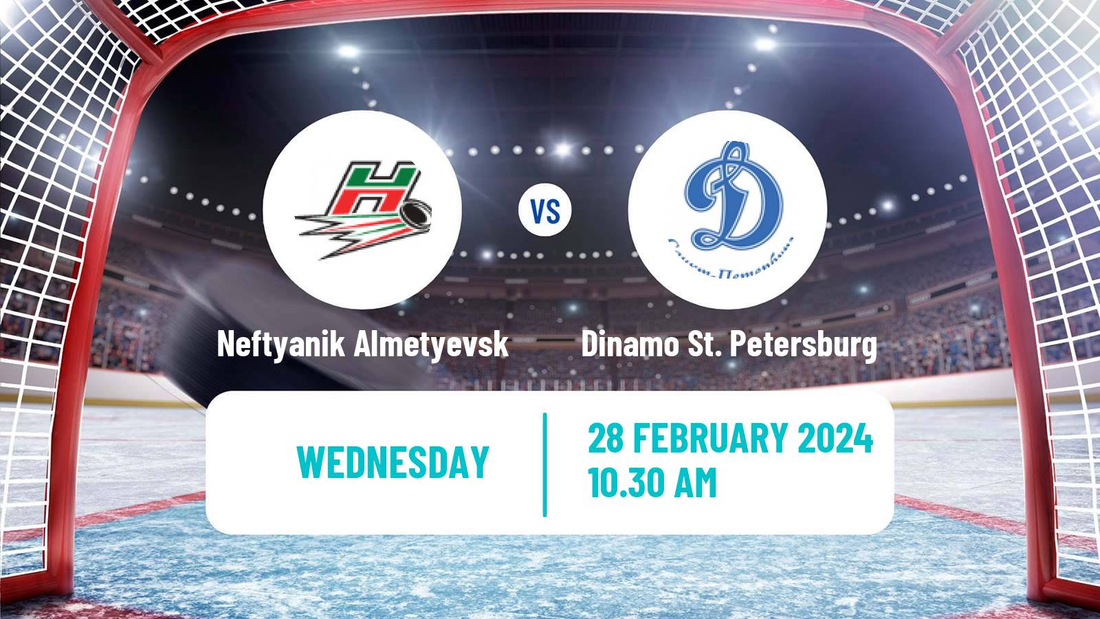 Hockey VHL Neftyanik Almetyevsk - Dinamo St. Petersburg