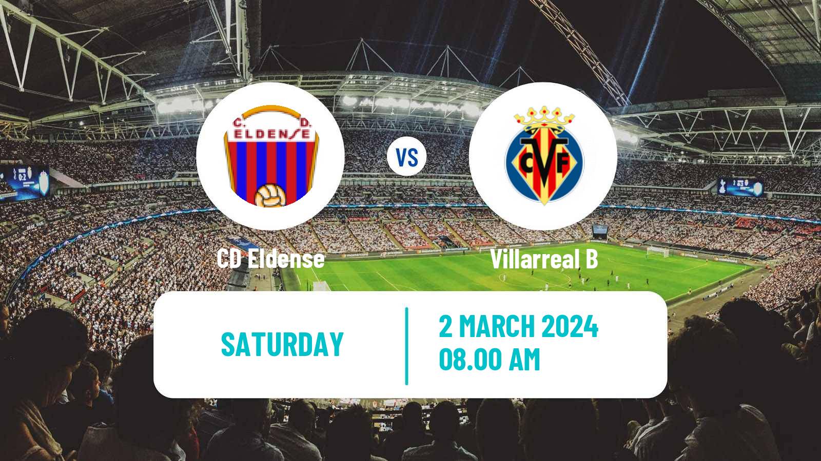 Soccer Spanish LaLiga2 Eldense - Villarreal B