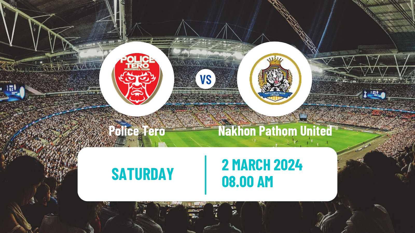 Soccer Thai League 1 Police Tero - Nakhon Pathom United