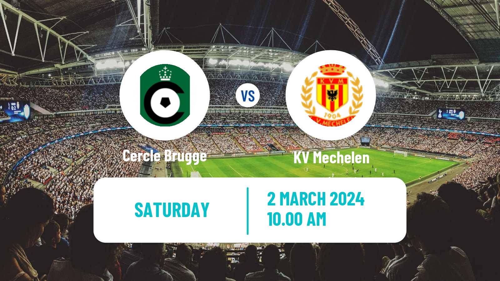 Soccer Belgian Jupiler Pro League Cercle Brugge - KV Mechelen