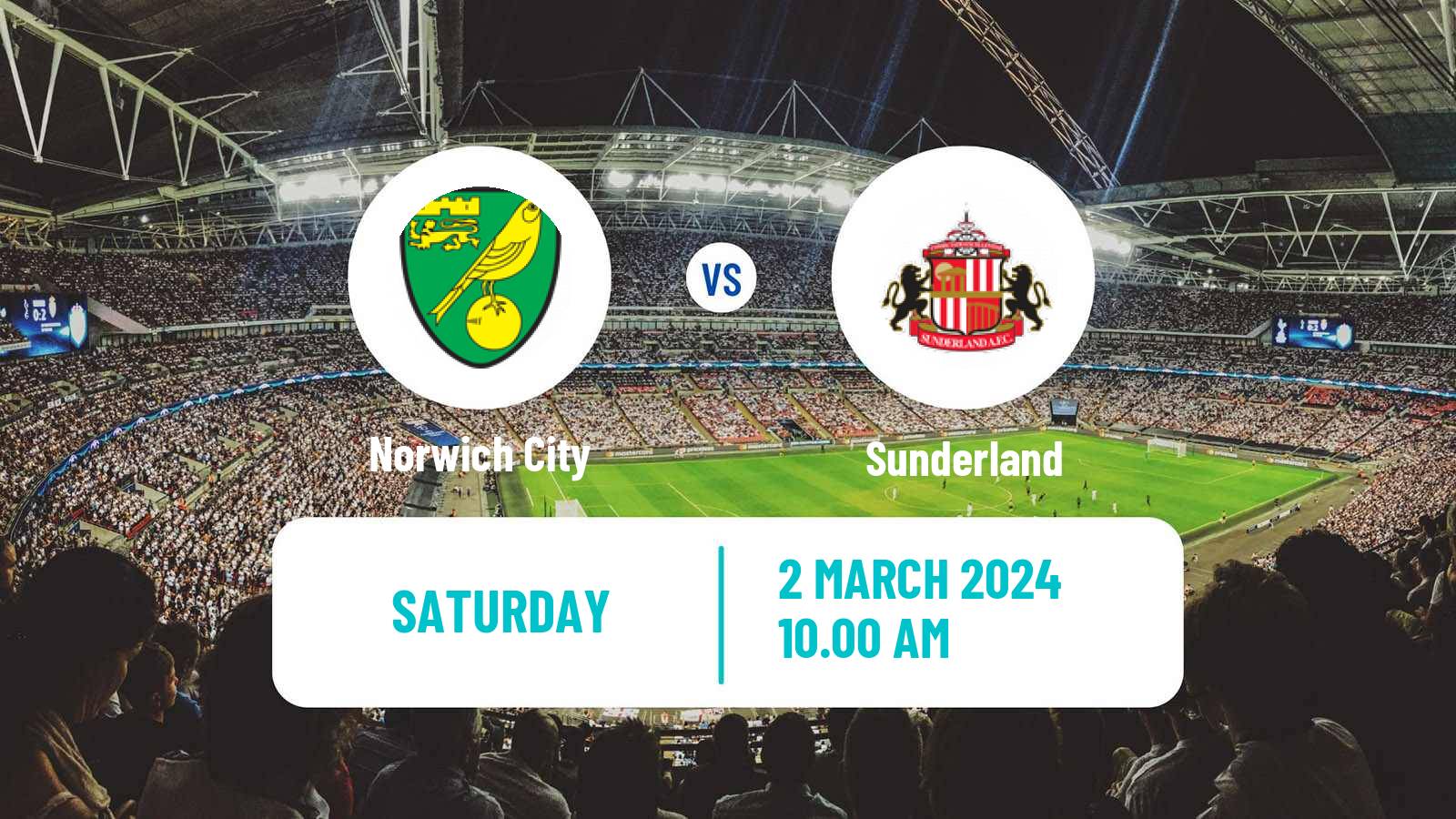 Soccer English League Championship Norwich City - Sunderland