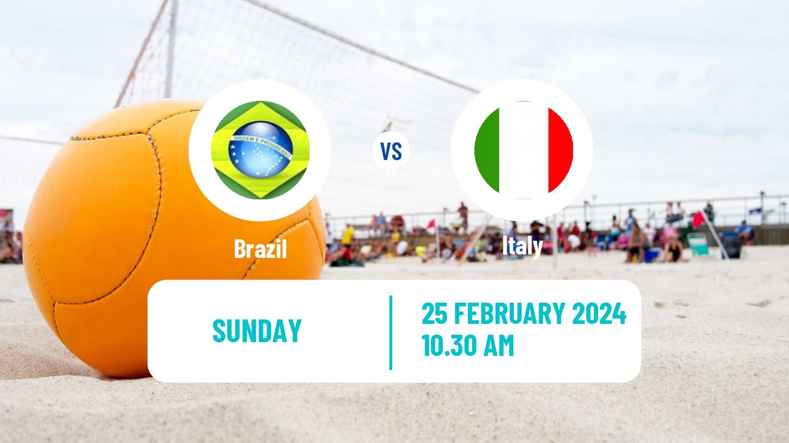 Beach soccer World Cup Brazil - Italy