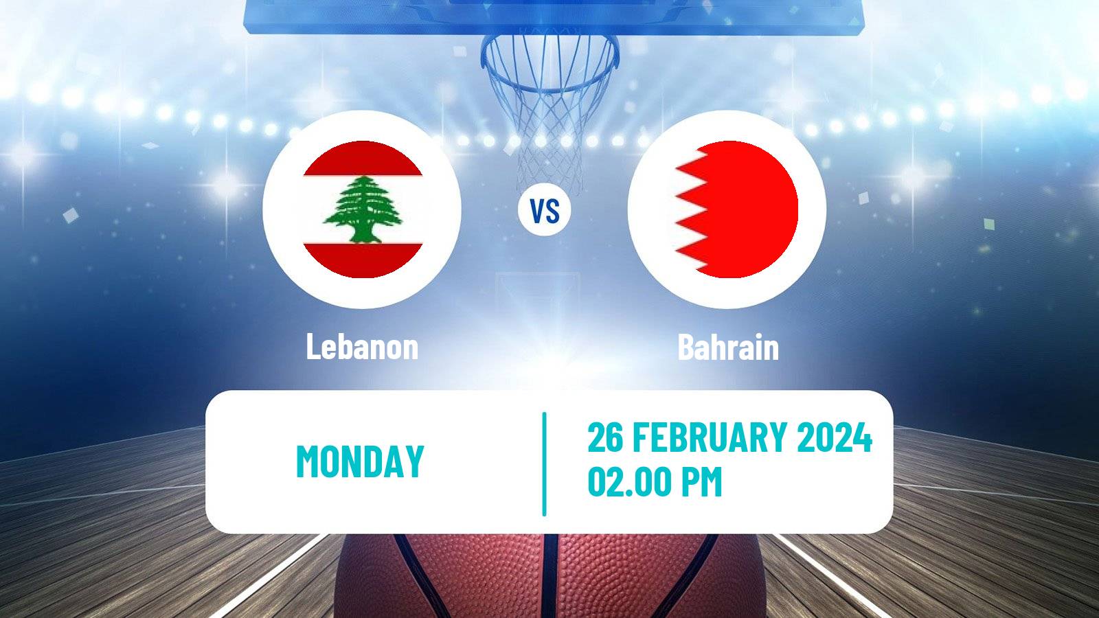 Basketball Asia Cup Basketball Lebanon - Bahrain