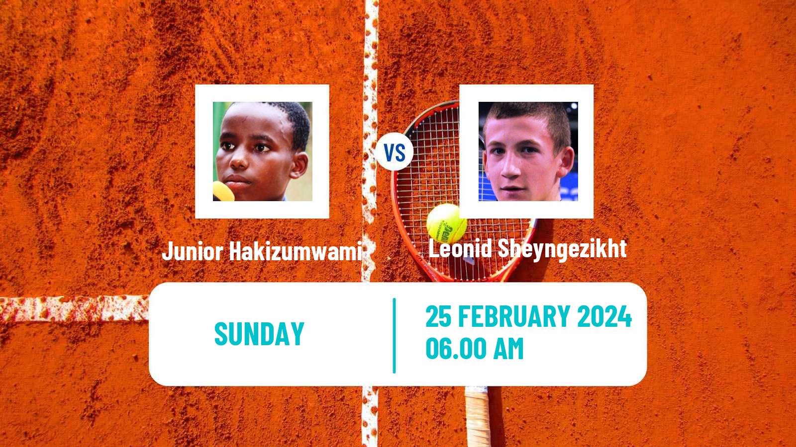 Tennis Kigali Challenger Men Junior Hakizumwami - Leonid Sheyngezikht