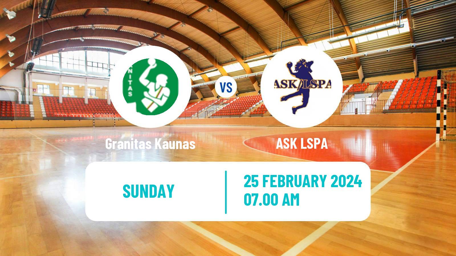 Handball Baltic League Handball Granitas Kaunas - ASK LSPA