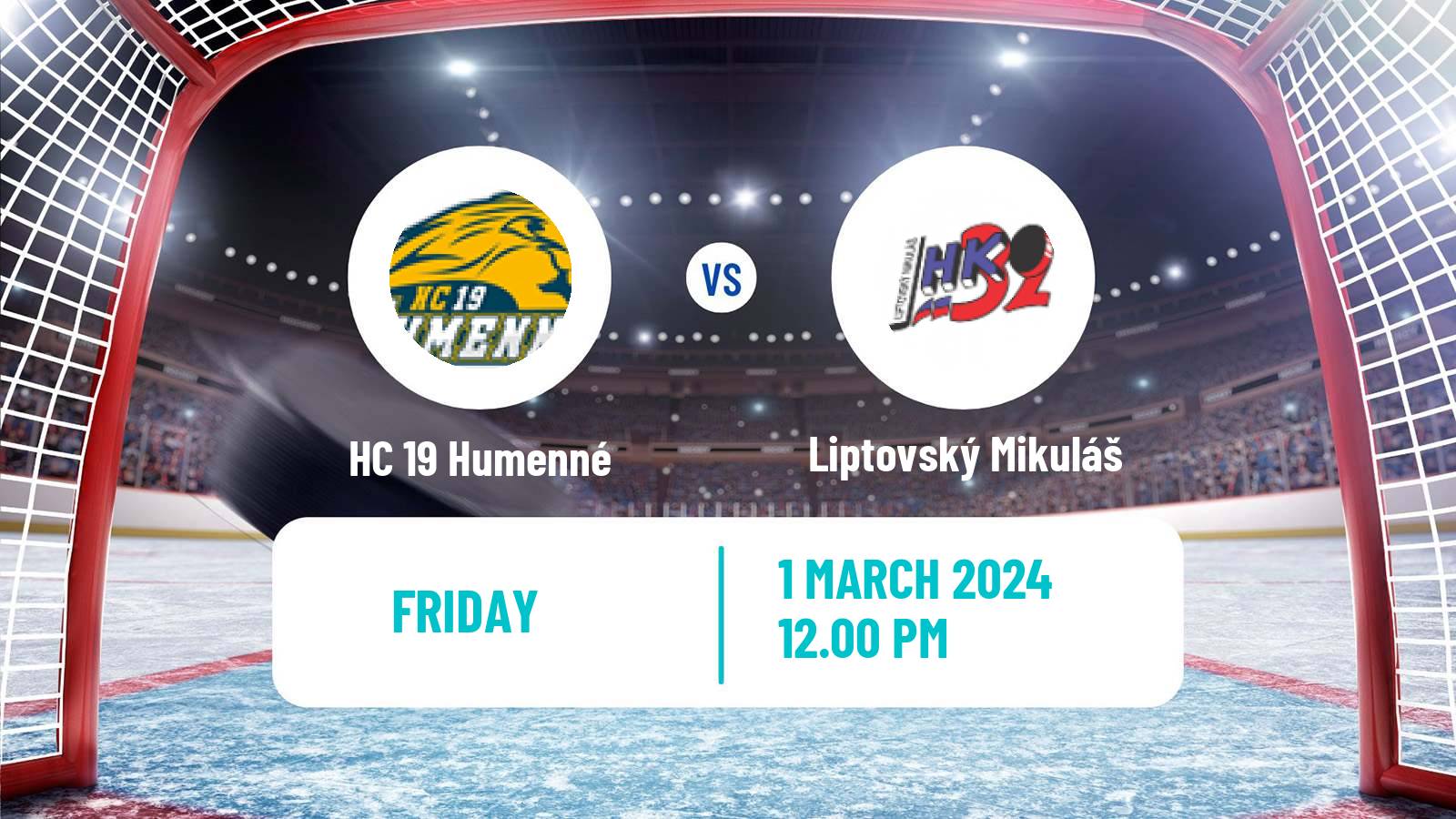 Hockey Slovak Extraliga HC 19 Humenné - Liptovský Mikuláš