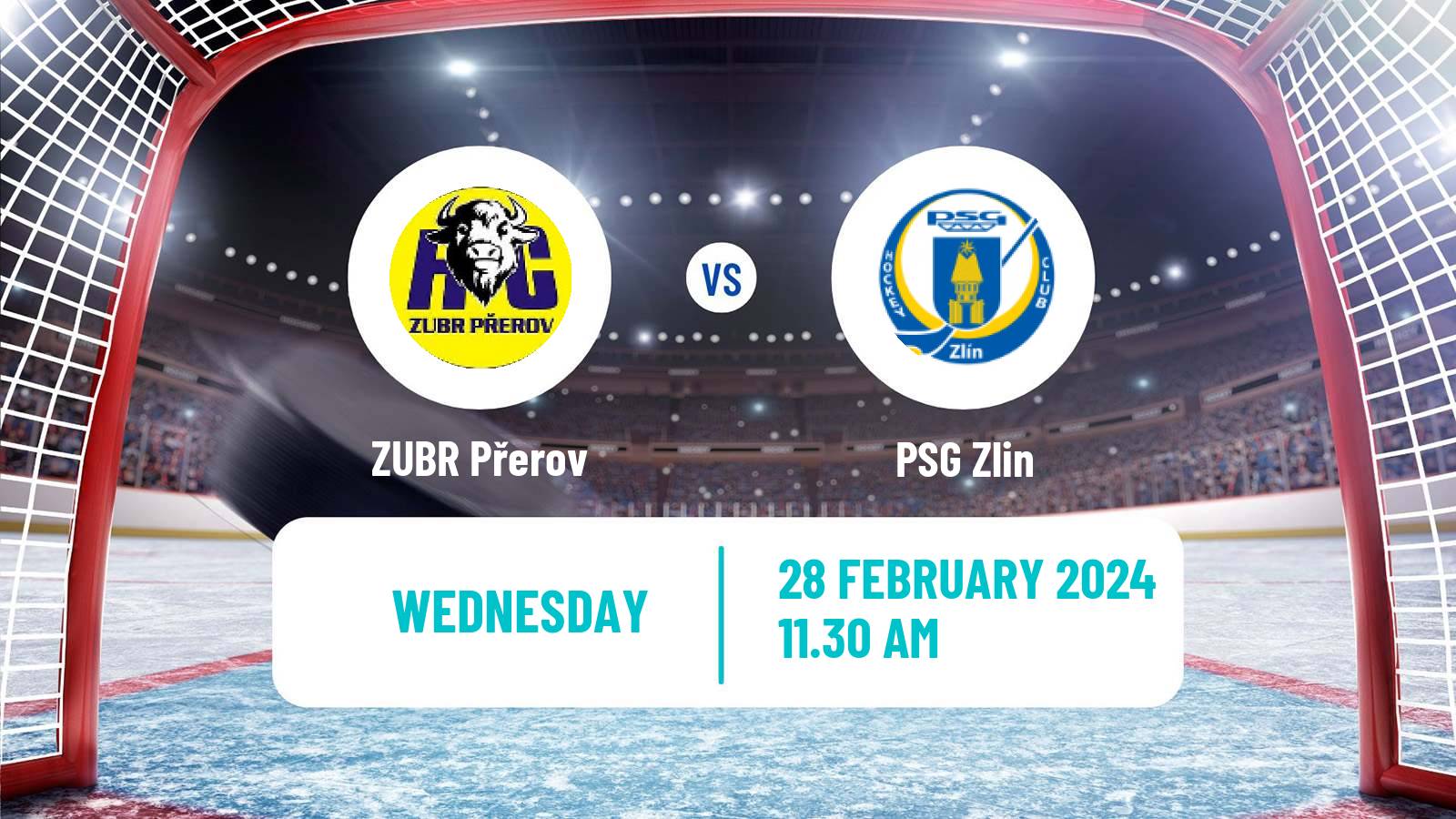 Hockey Czech Chance Liga ZUBR Přerov - PSG Zlín