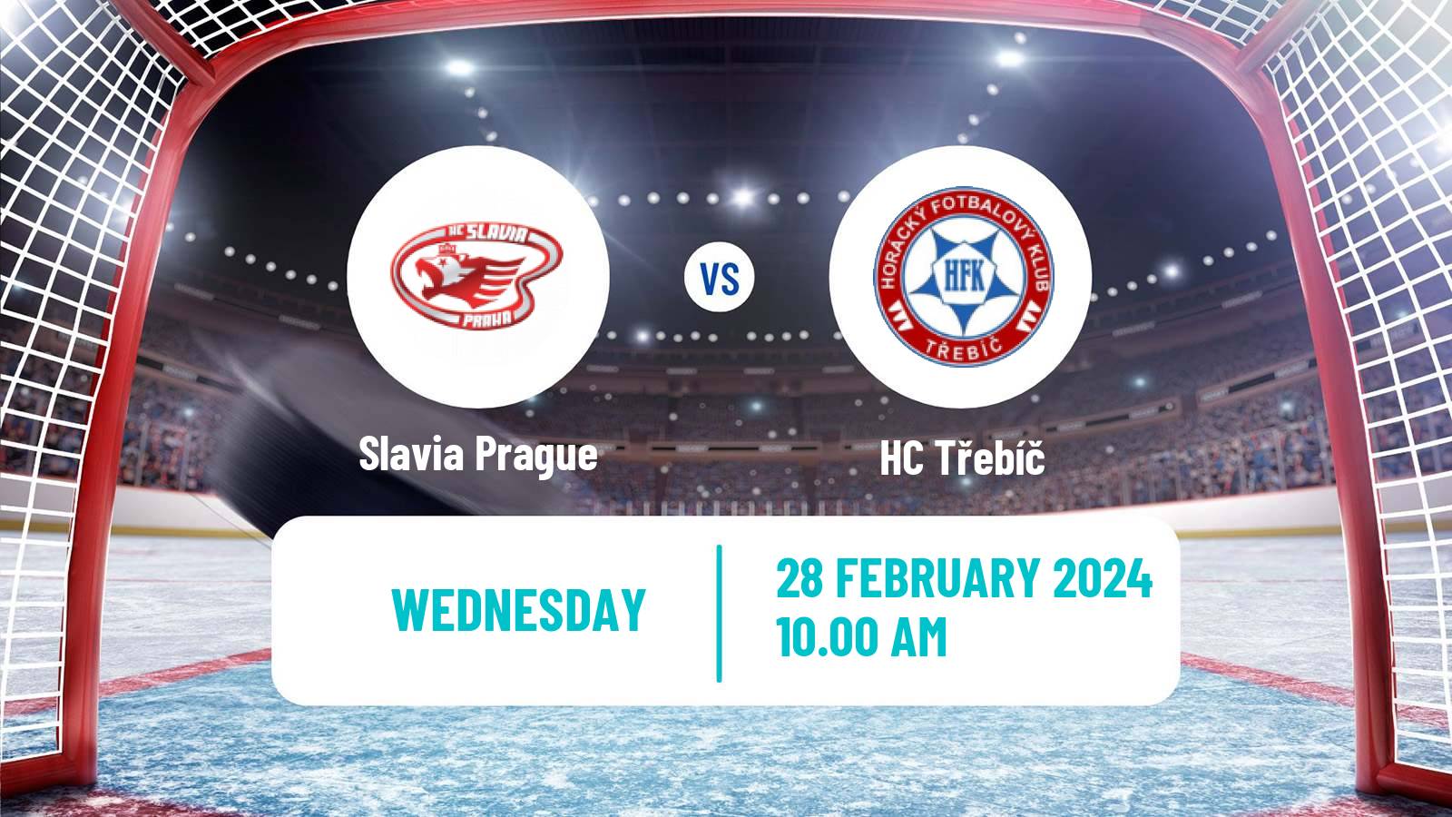Hockey Czech Chance Liga Slavia Prague - Třebíč