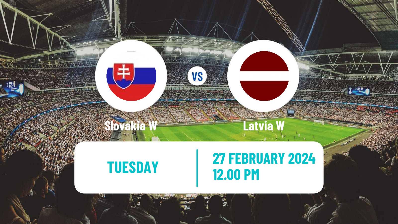 Soccer UEFA Nations League Women Slovakia W - Latvia W