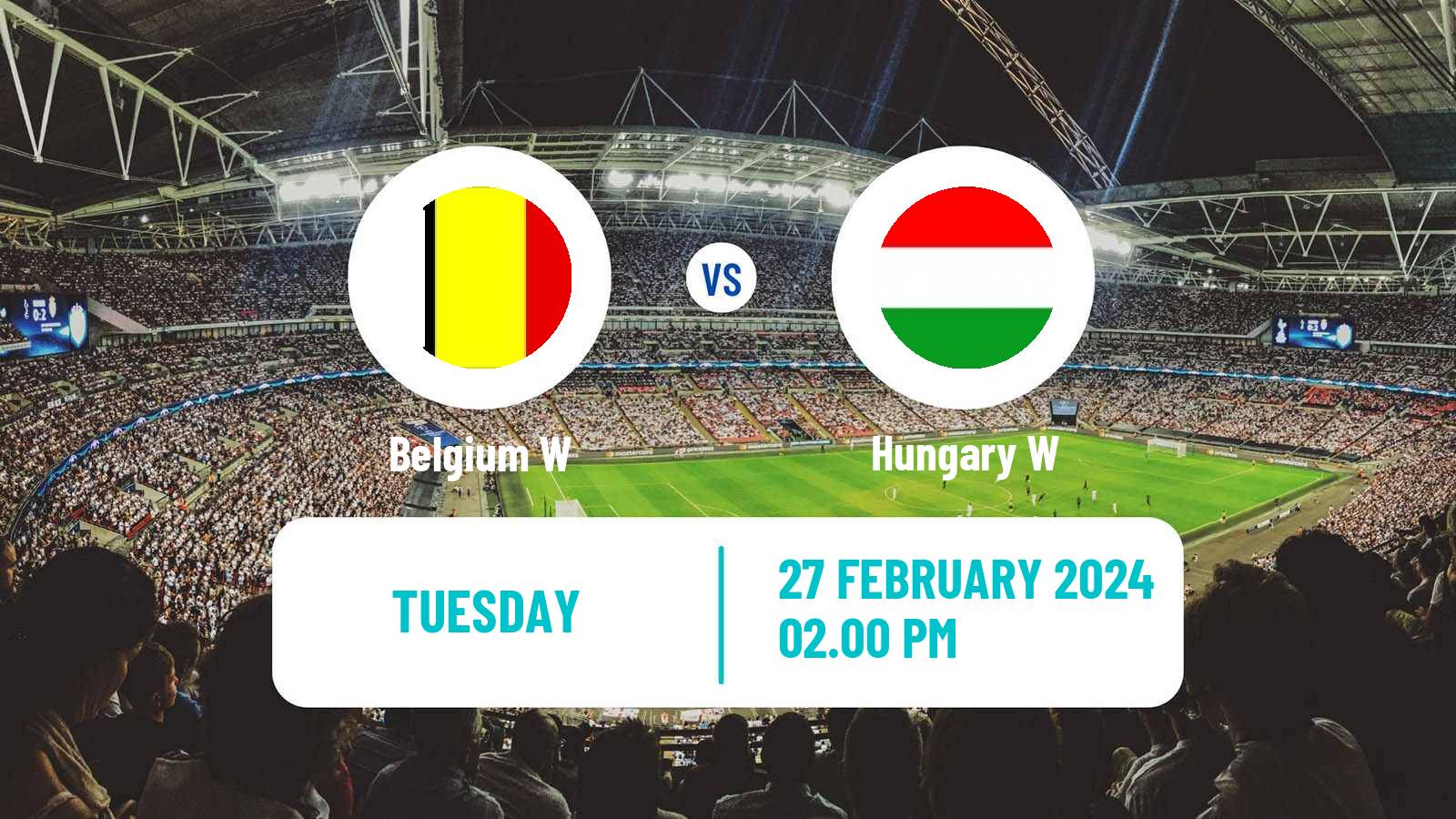 Soccer UEFA Nations League Women Belgium W - Hungary W