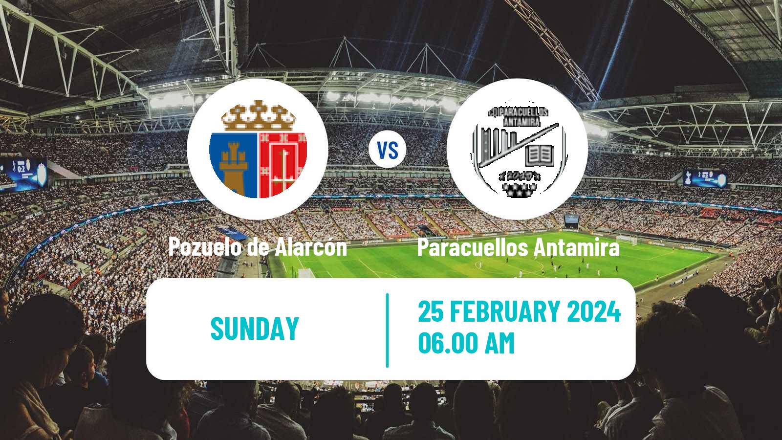 Soccer Spanish Tercera RFEF - Group 7 Pozuelo de Alarcón - Paracuellos Antamira