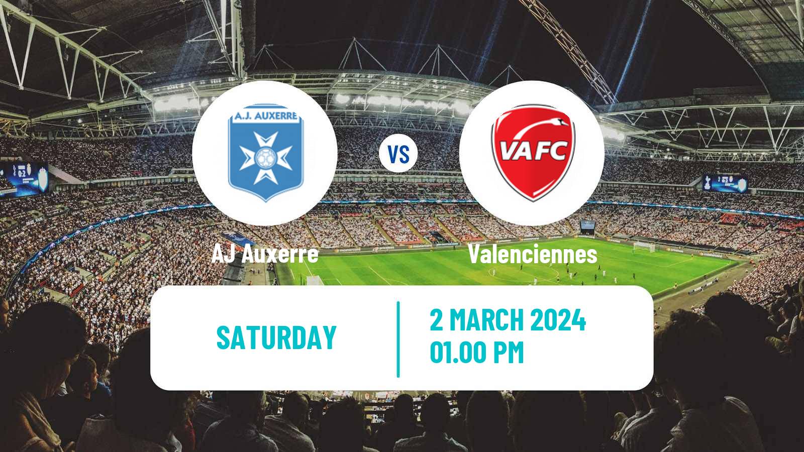 Soccer French Ligue 2 Auxerre - Valenciennes