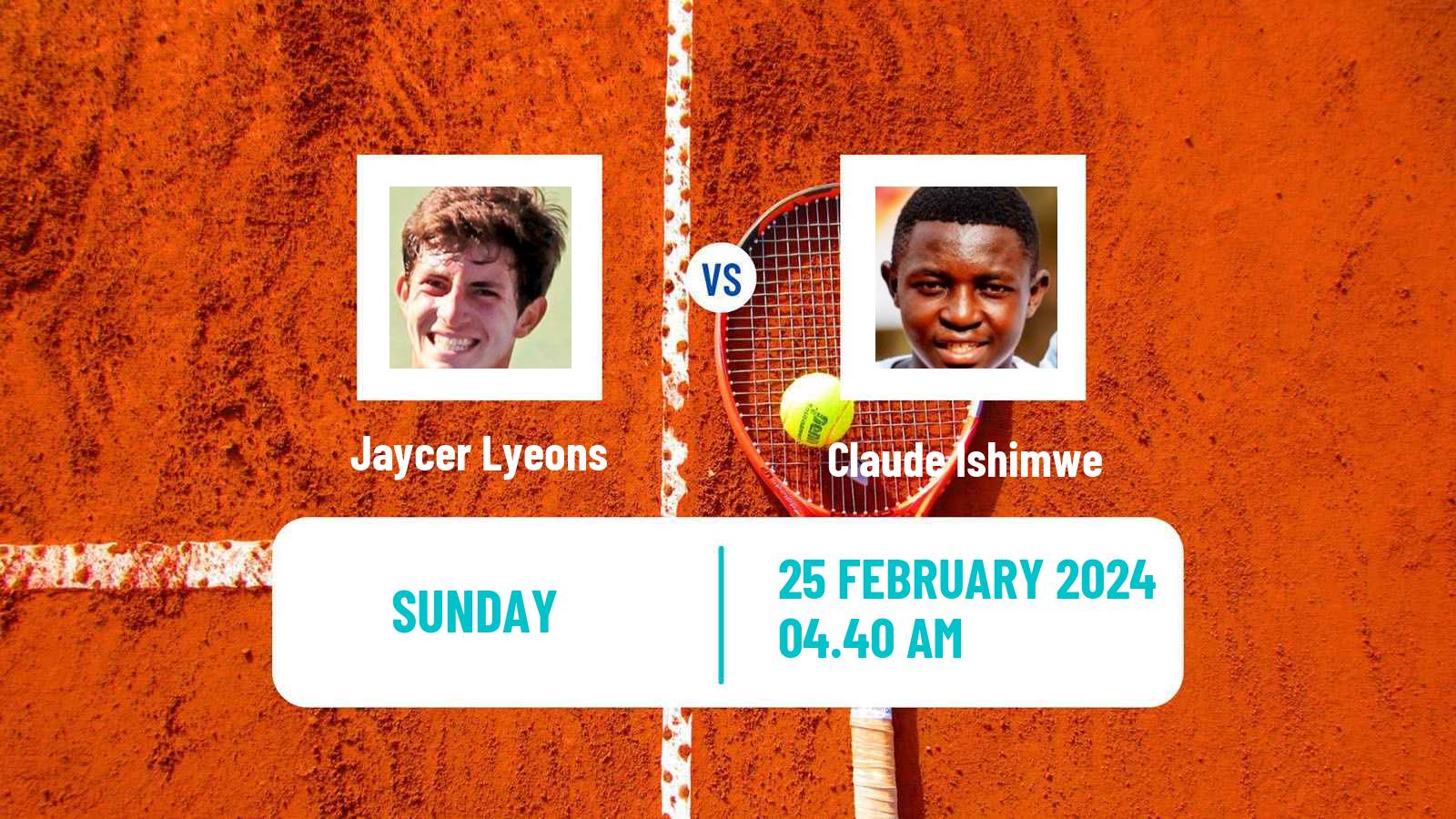 Tennis Kigali Challenger Men Jaycer Lyeons - Claude Ishimwe
