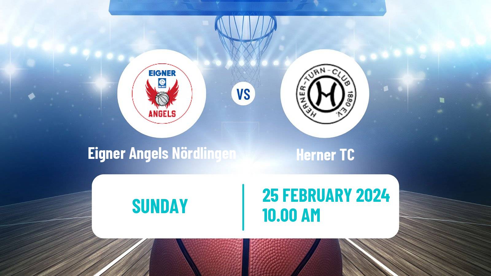 Basketball German DBBL Eigner Angels Nördlingen - Herner