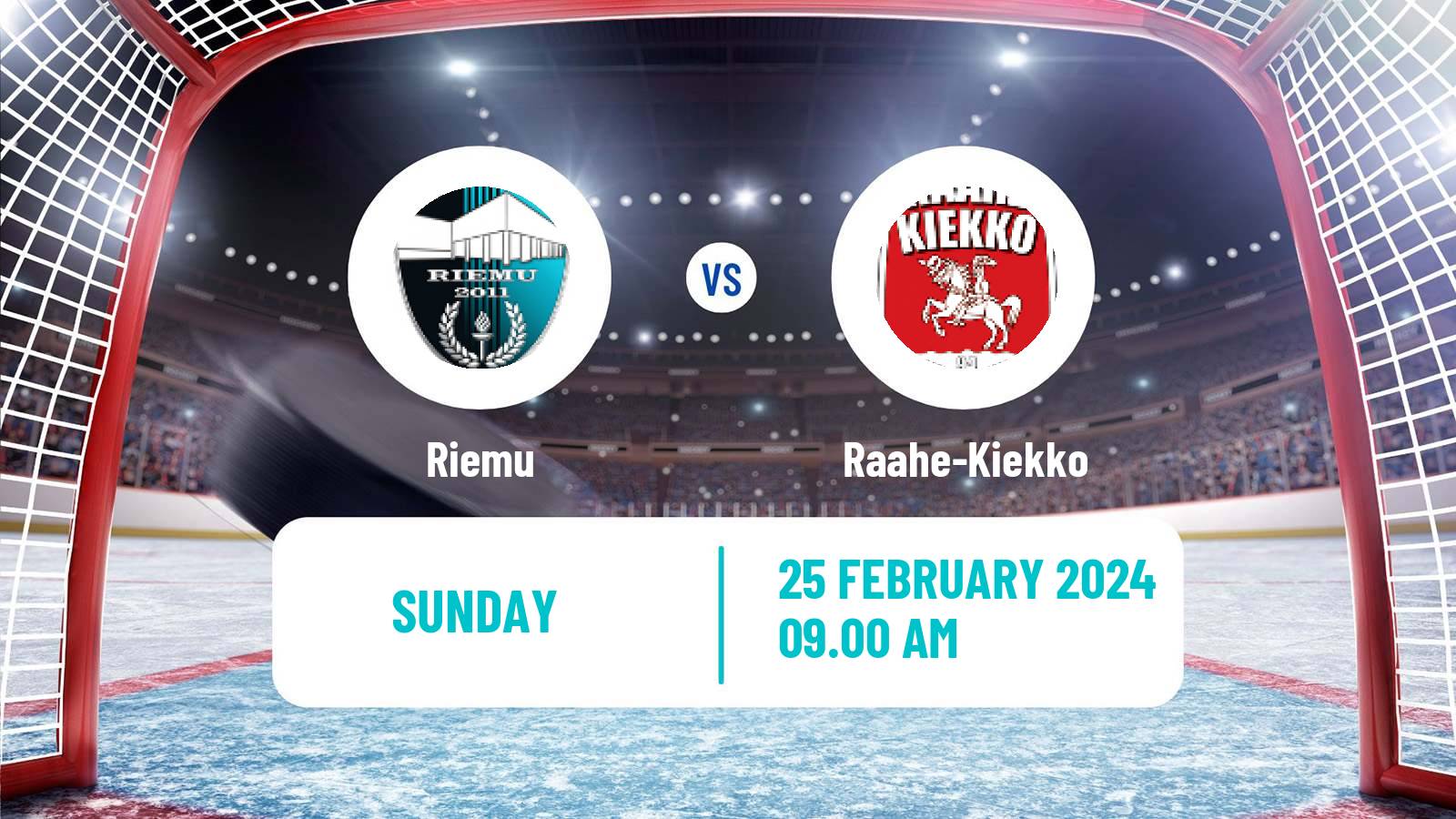 Hockey Finnish Suomi-sarja Riemu - Raahe-Kiekko